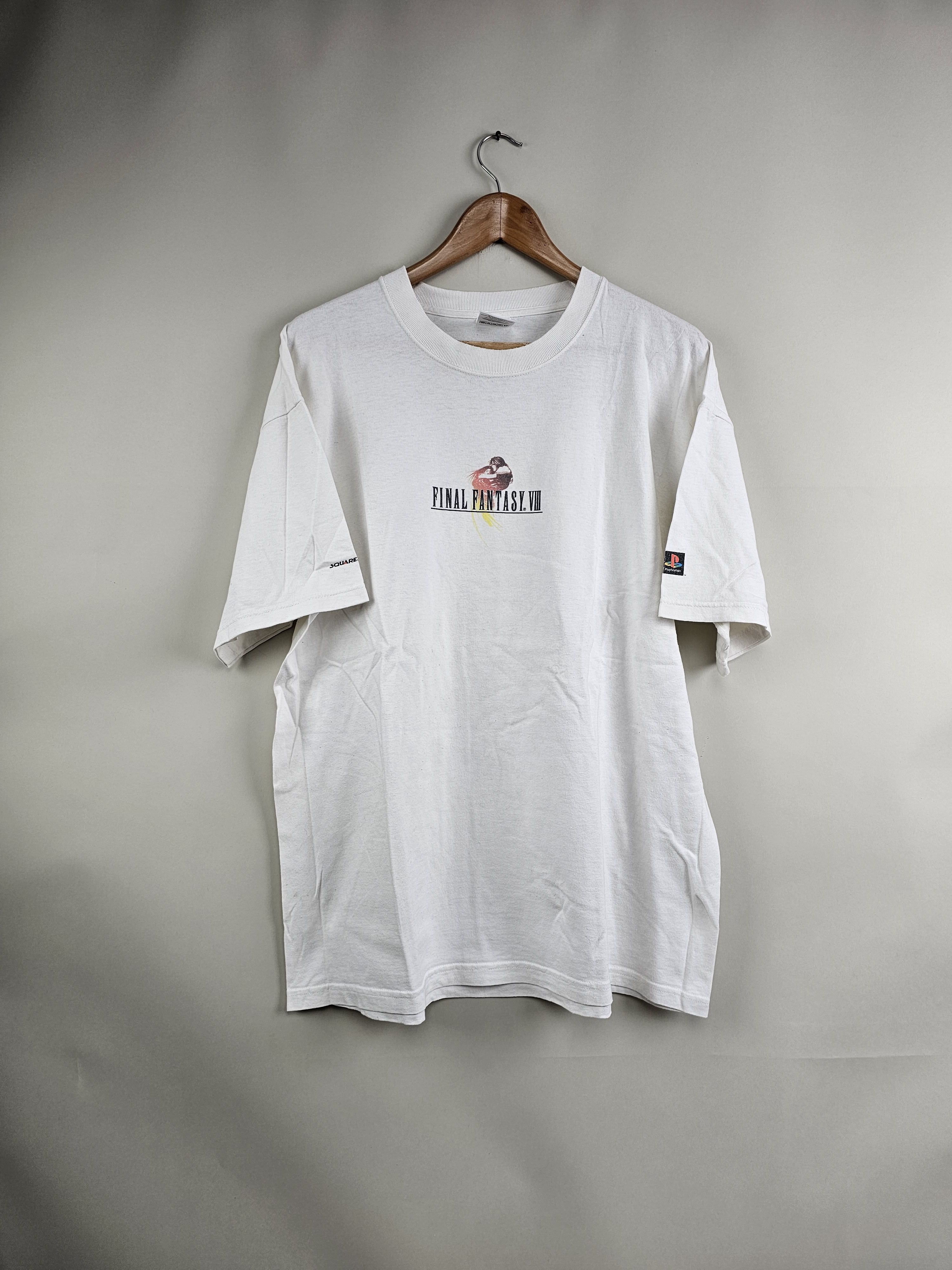 Image of Anima x Playstation 1999 Final Fantasy Viii Promo Tee 90's Ps1 XL 23" 29" in White, Men's