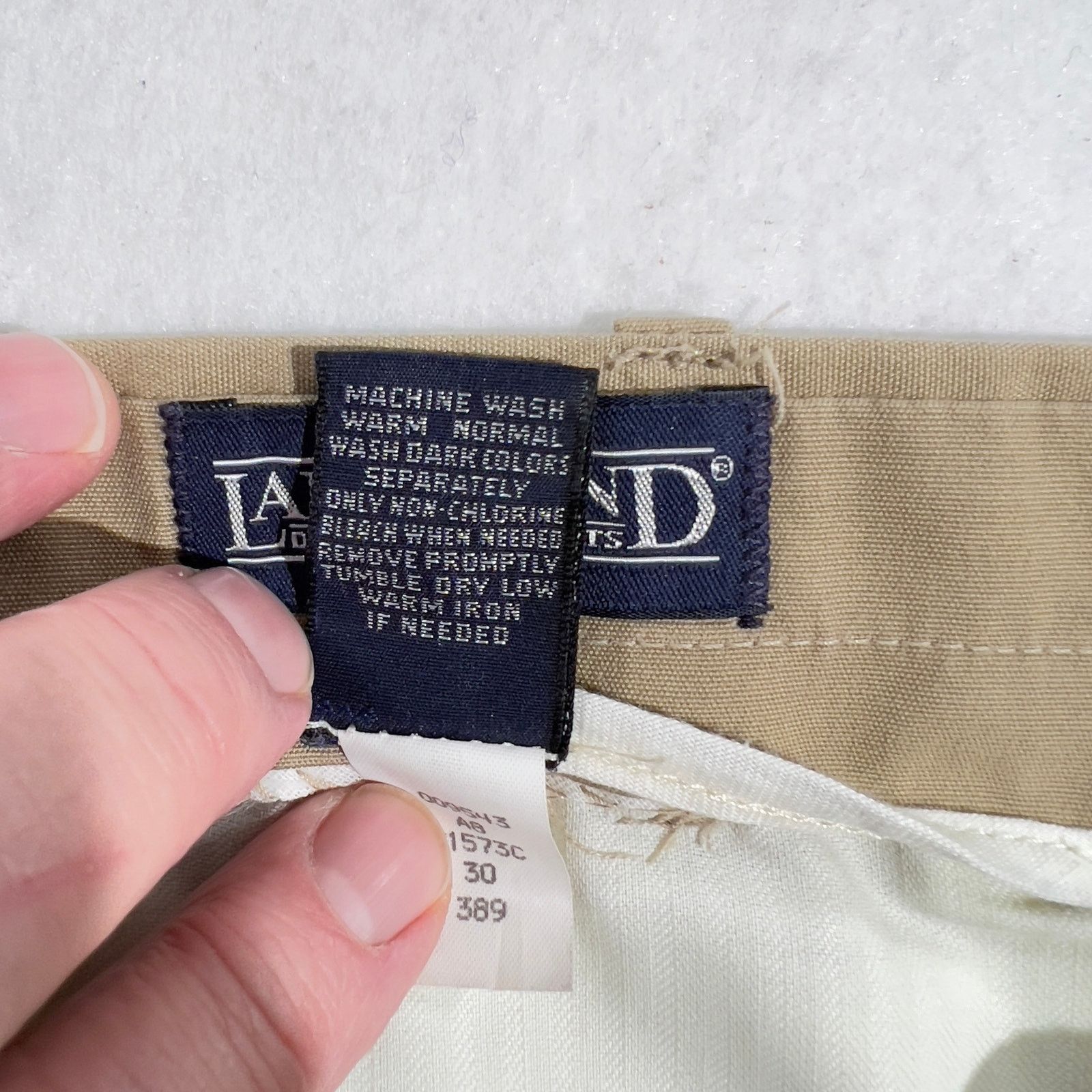Lands' End Land’s End Chino Pants Men’s 36W Regular x 29L Made In USA Size US 36 / EU 52 - 9 Thumbnail