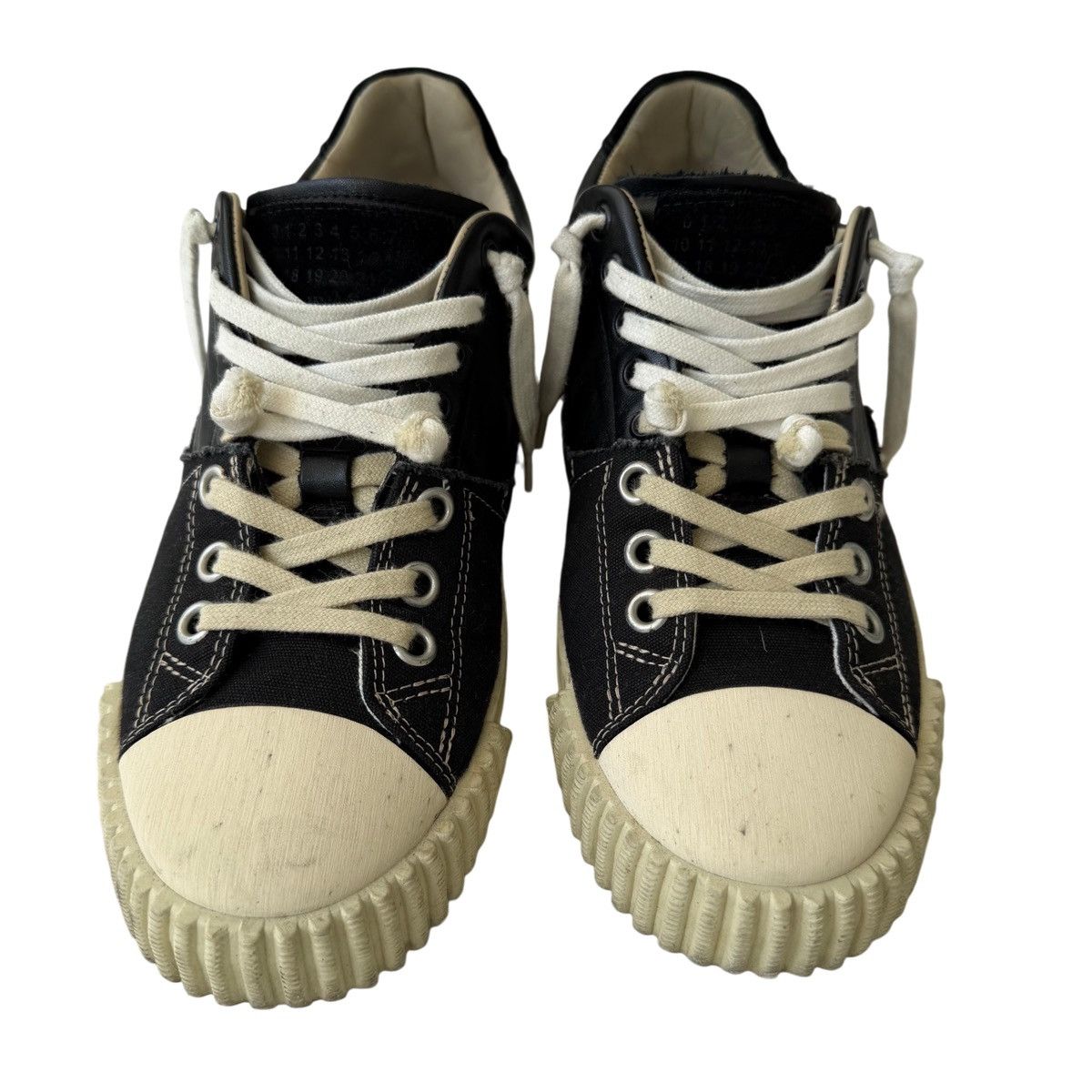 Maison Margiela Maison Margiela New Evolution Hybrid Sneakers Black Leather Size US 9 / EU 42 - 6 Thumbnail