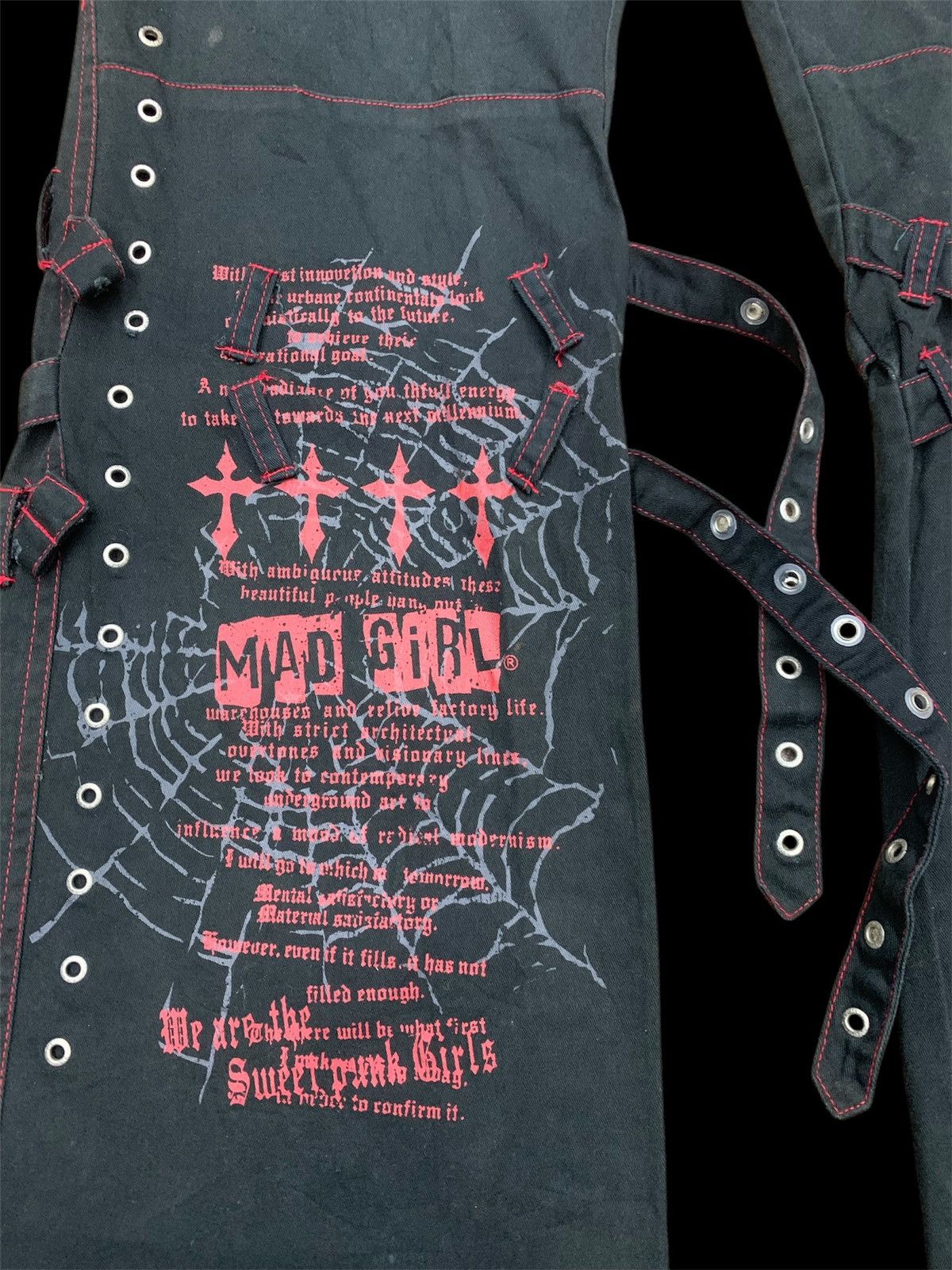 Hysteric Glamour × If Six Was Nine × Japanese Brand ❤️‍🔥OPEN BINDING OFFER ❤️‍🔥japanese Mad Punk anarchy gothic 🕸️🕸️🕸️ Size US 31 - 4 Thumbnail