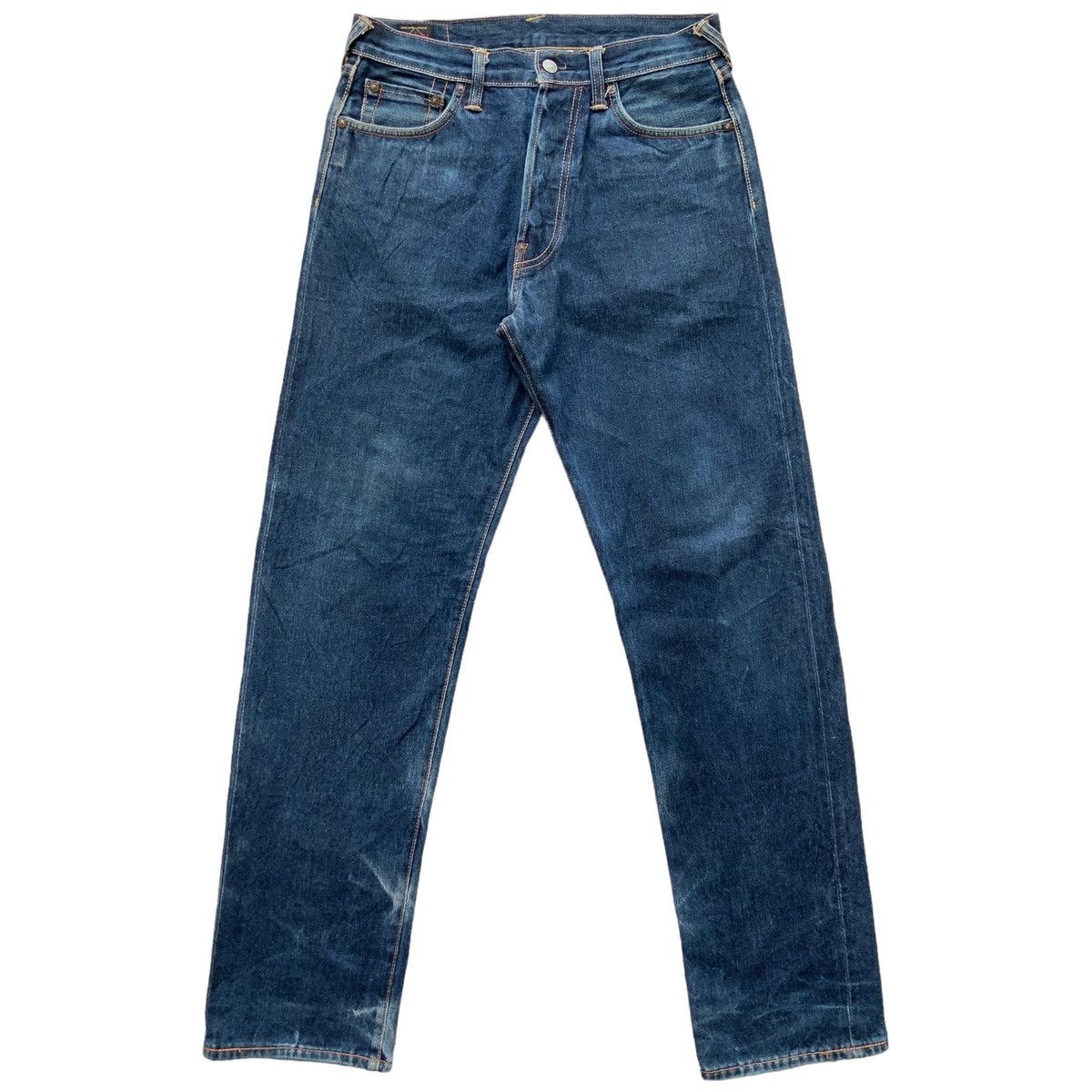 Evisu × Japanese Brand EVISU BRUSHSTROKES DAICOCK SELVEDGE JEANS Size US 30 / EU 46 - 2 Thumbnail