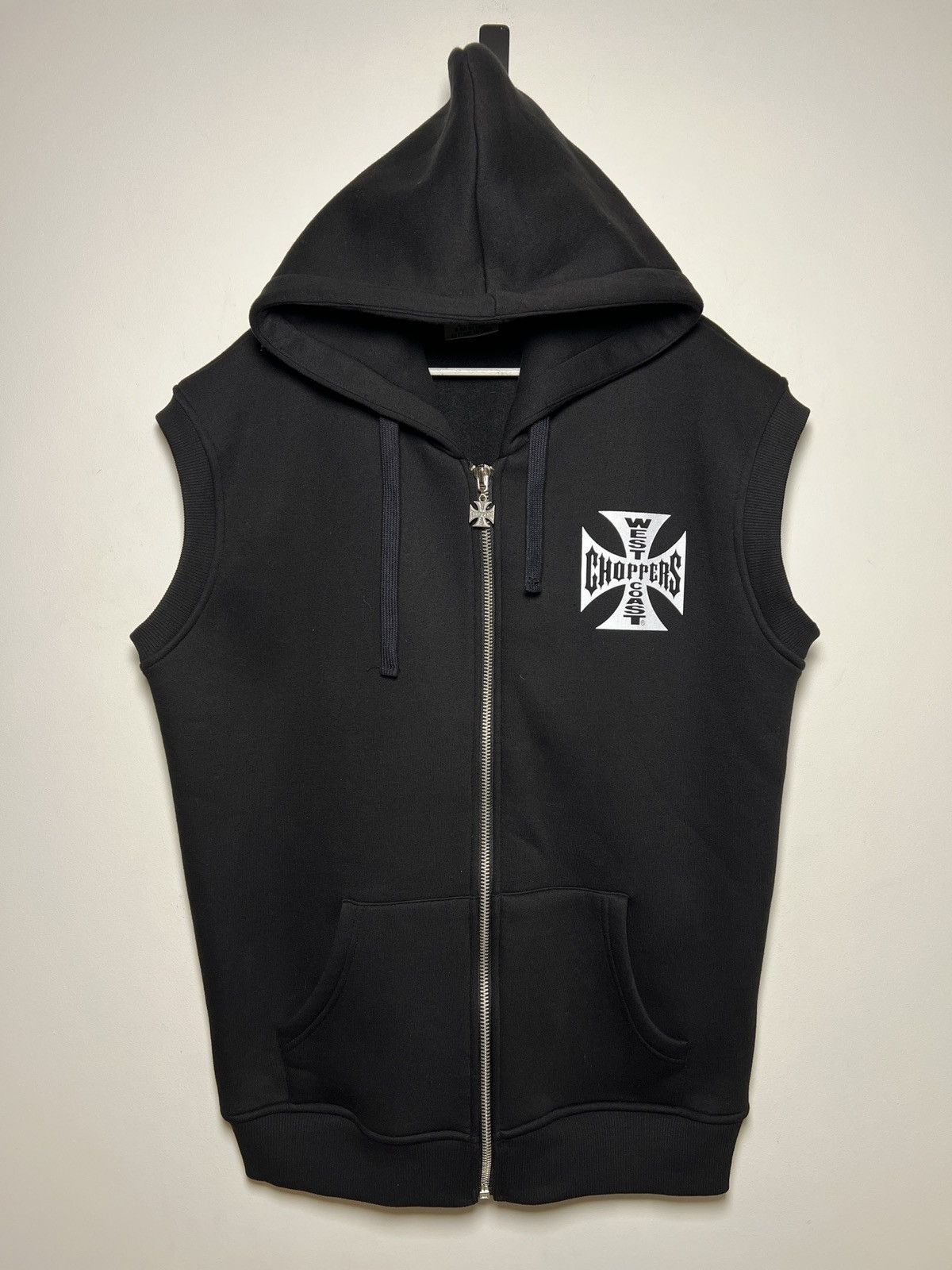 West Coast Choppers West Coast Choppers sleeveless zip hoodie Size US XL / EU 56 / 4 - 2 Thumbnail