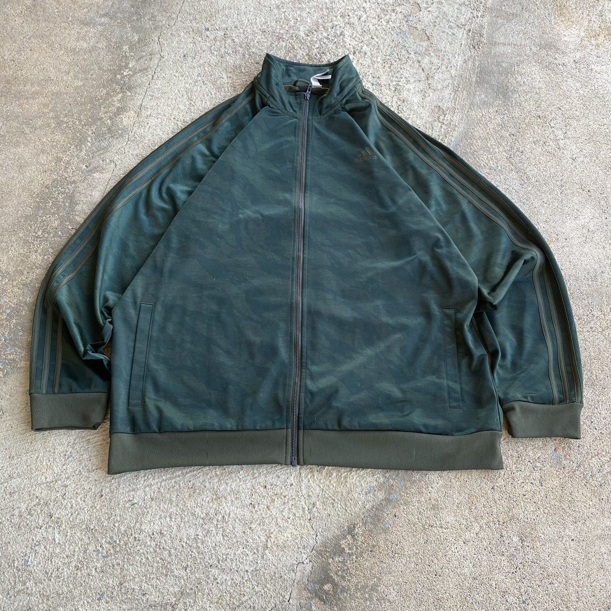 Vintage Y2K Adidas Tiger Stripe Camo Track Jacket