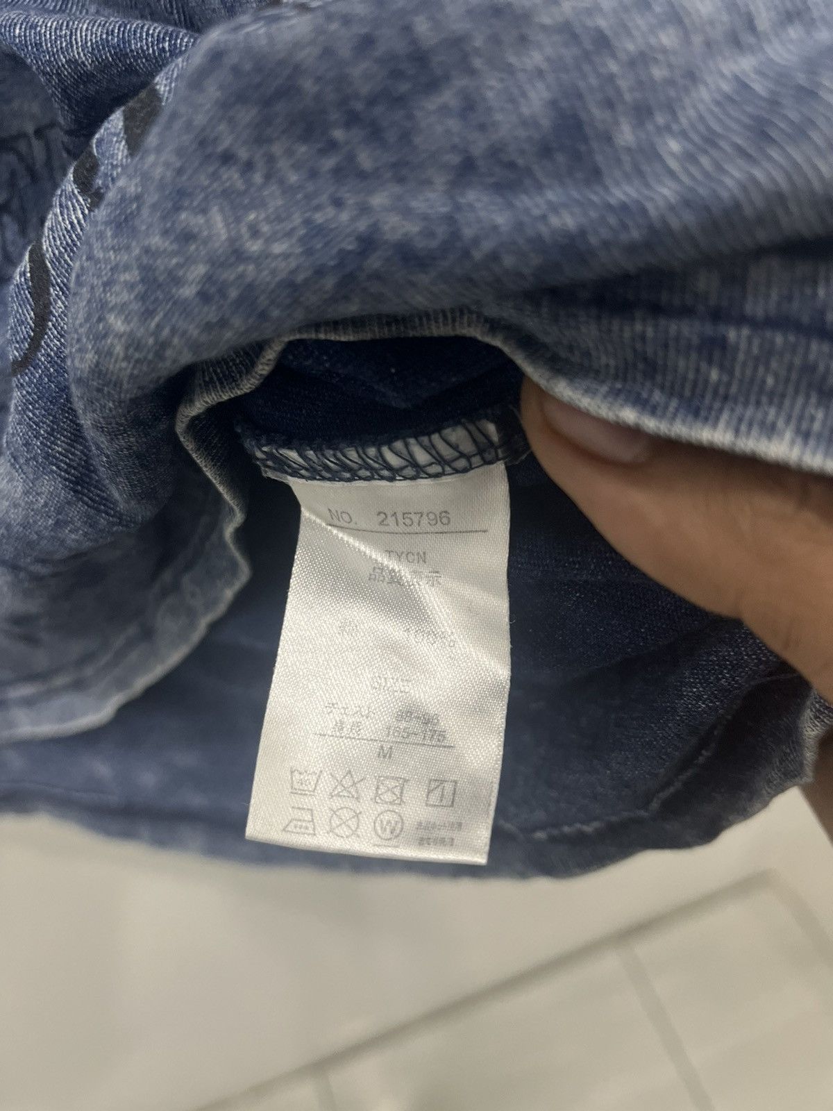 Japanese Brand Fearless Anarchy Street Poem Blue Denim Banksy Style Size US M / EU 48-50 / 2 - 4 Thumbnail