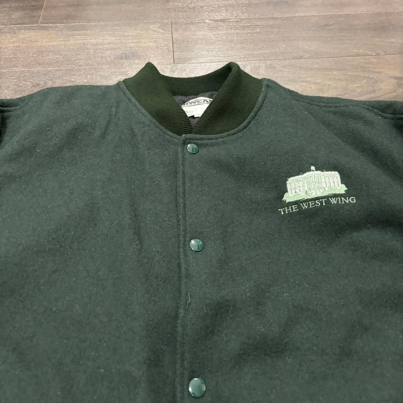 Designer vintage the west wing varsity jacket XL 90s Size US XL / EU 56 / 4 - 4 Thumbnail