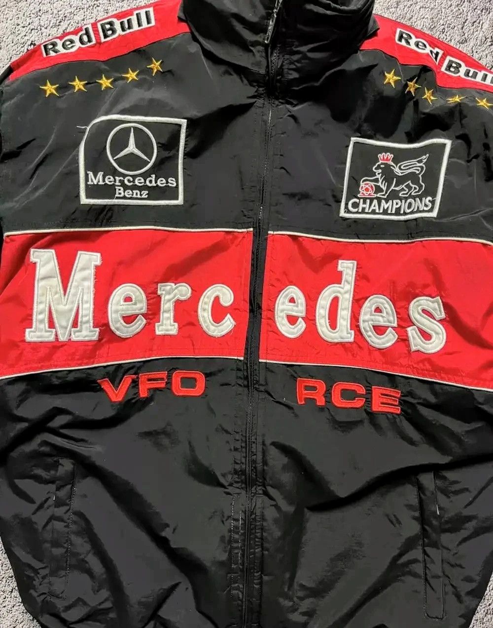 Vintage 💀 MERCEDES 🔥 Formula 1 Unisex Adults Racing Jacket Coat Size US M / EU 48-50 / 2 - 5 Thumbnail