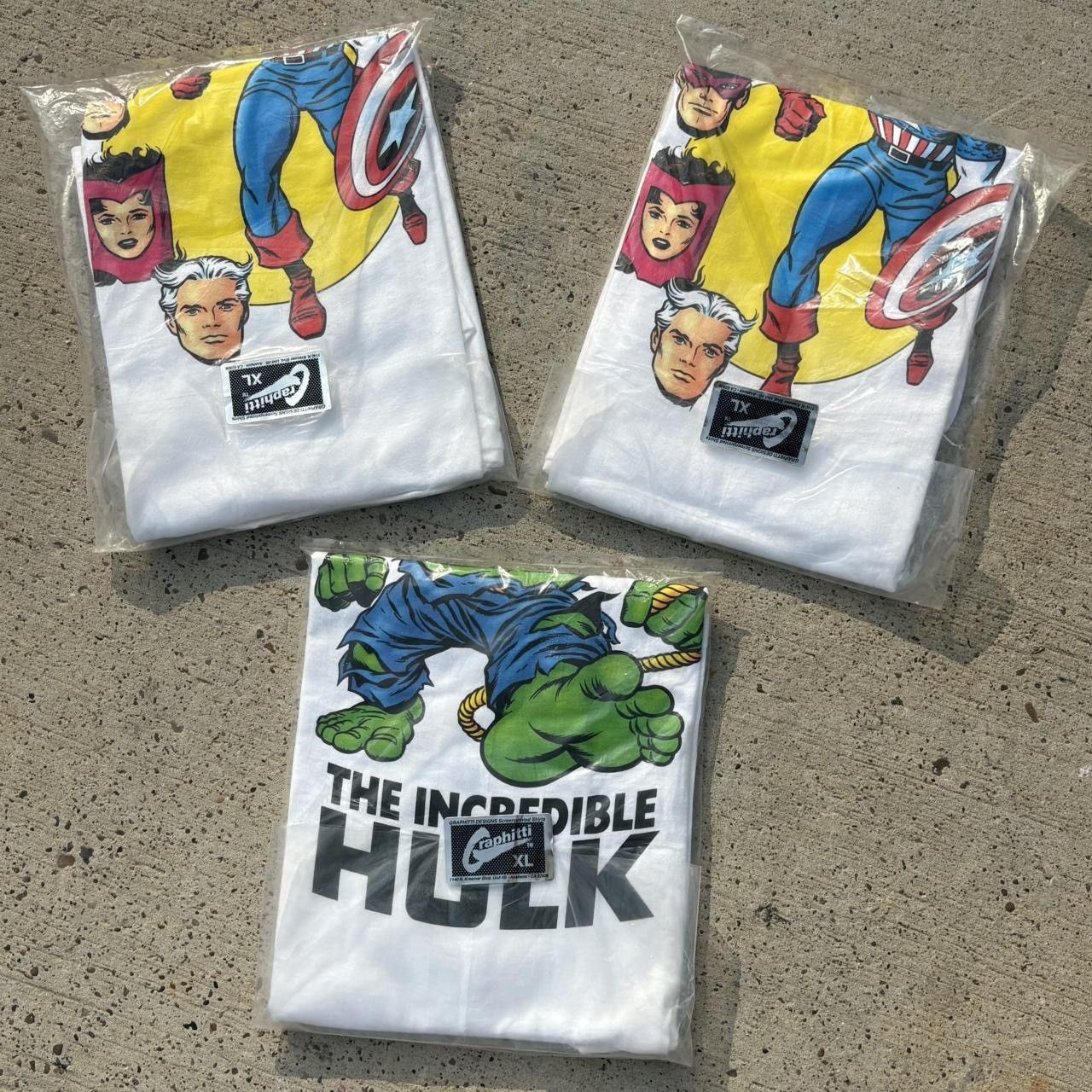 Marvel Comics Vintage 1990s Hulk Marvel Graphitti Size US XL / EU 56 / 4 - 1 Thumbnail