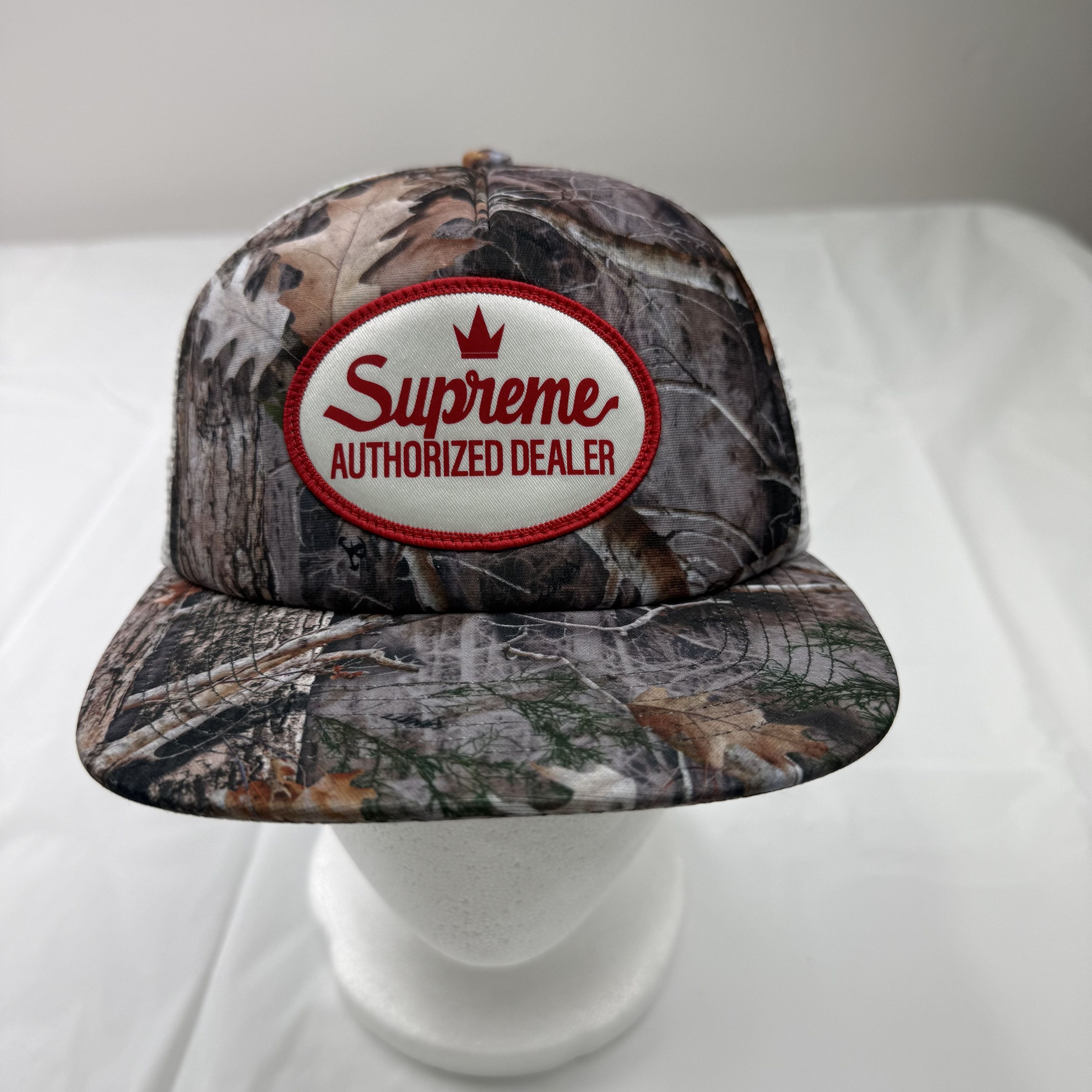 Supreme Supreme Authorized Dealer Trucker Hat Timber Camo Snapback Size ONE SIZE - 1 Thumbnail