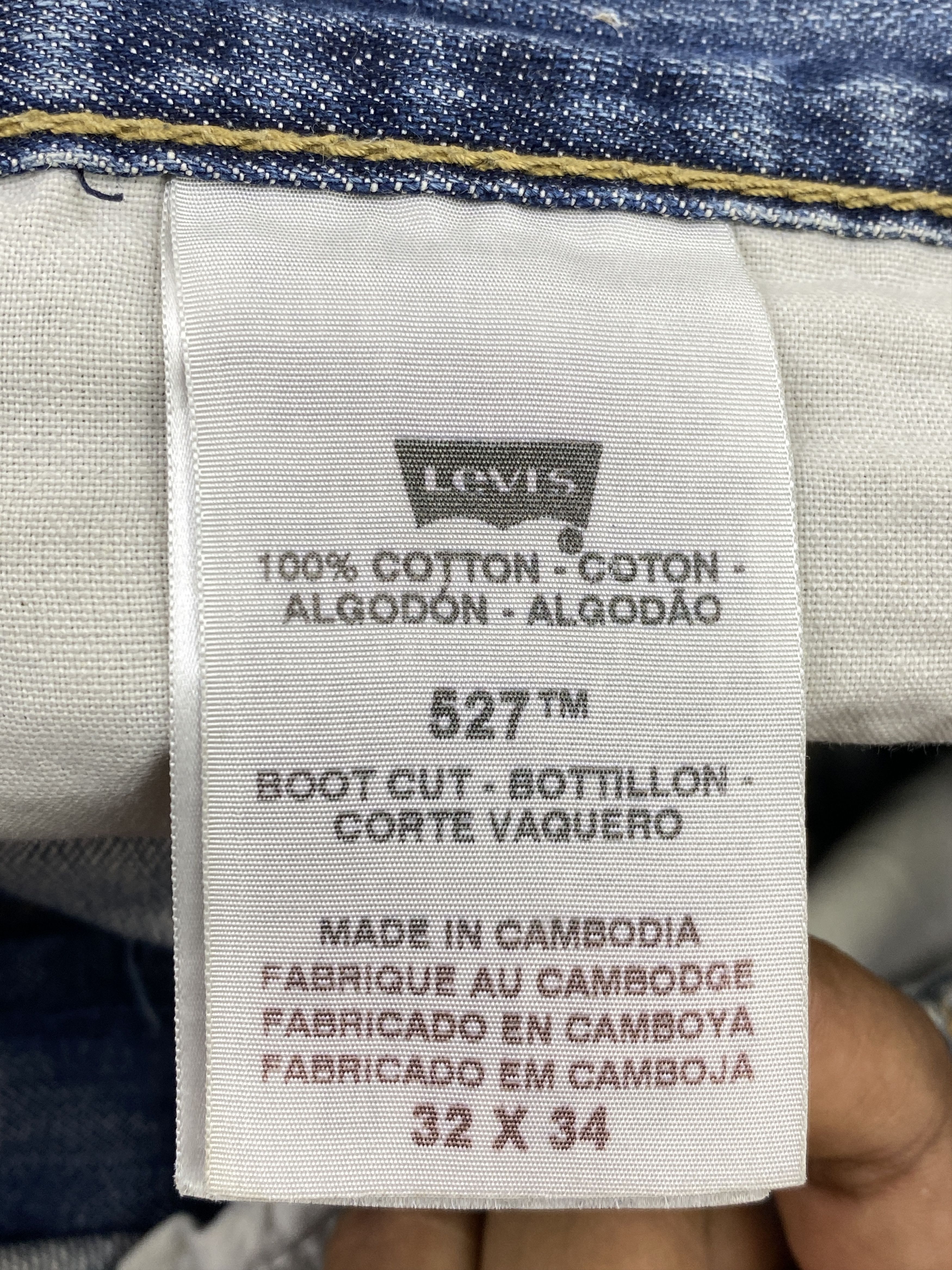 Levi's × Vintage Faded Blue Vintage Levis 527 Flared Jeans DP2595 Size US 33 - 7 Thumbnail