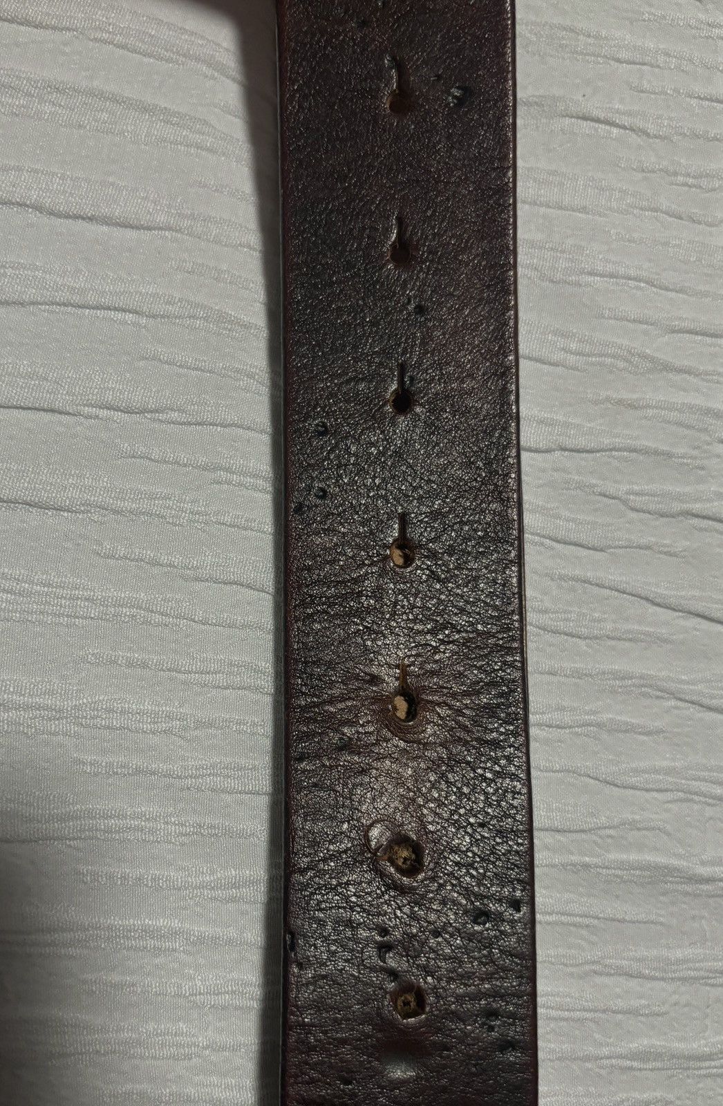 John Galliano leather Galliano belt with used-look Size 34 - 4 Thumbnail