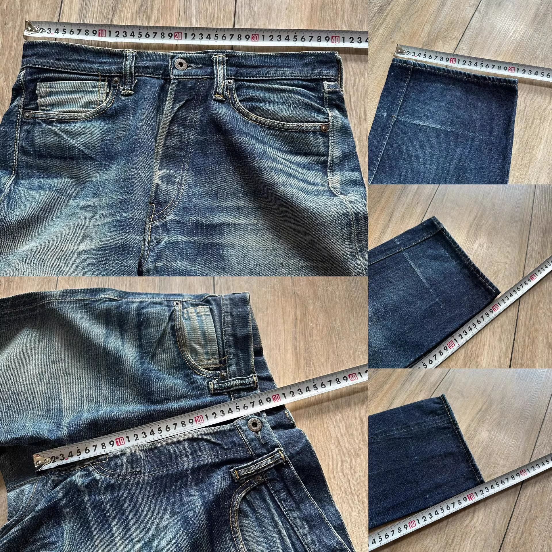 Full Count & Co. Fullcount 1100EX-17 Raw Denim Jeans W30 Size US 30 / EU 46 - 9 Thumbnail