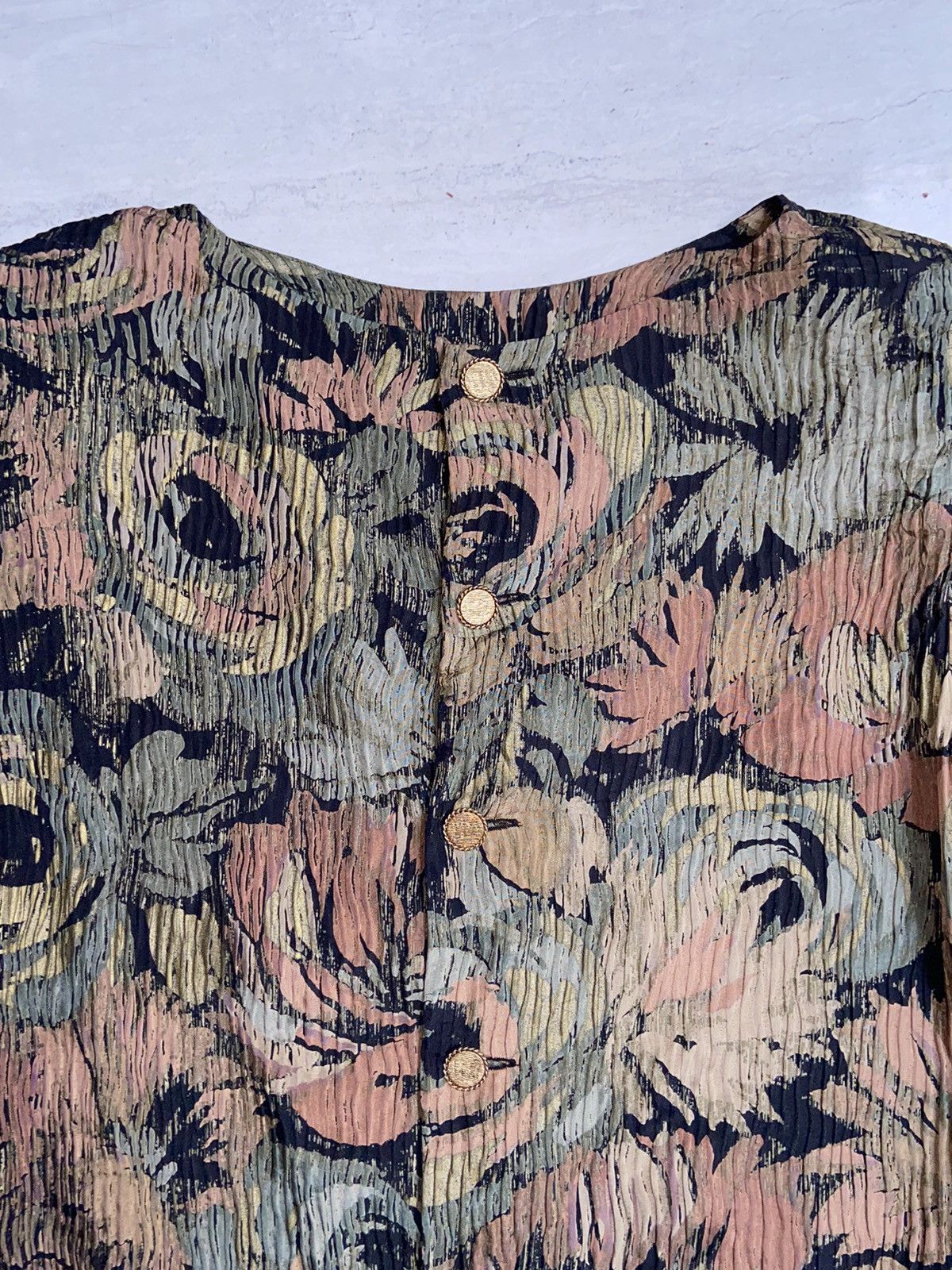 Yves Saint Laurent YVES SAINT LAURENT Motive Blouse Size S / US 4 / IT 40 - 4 Thumbnail