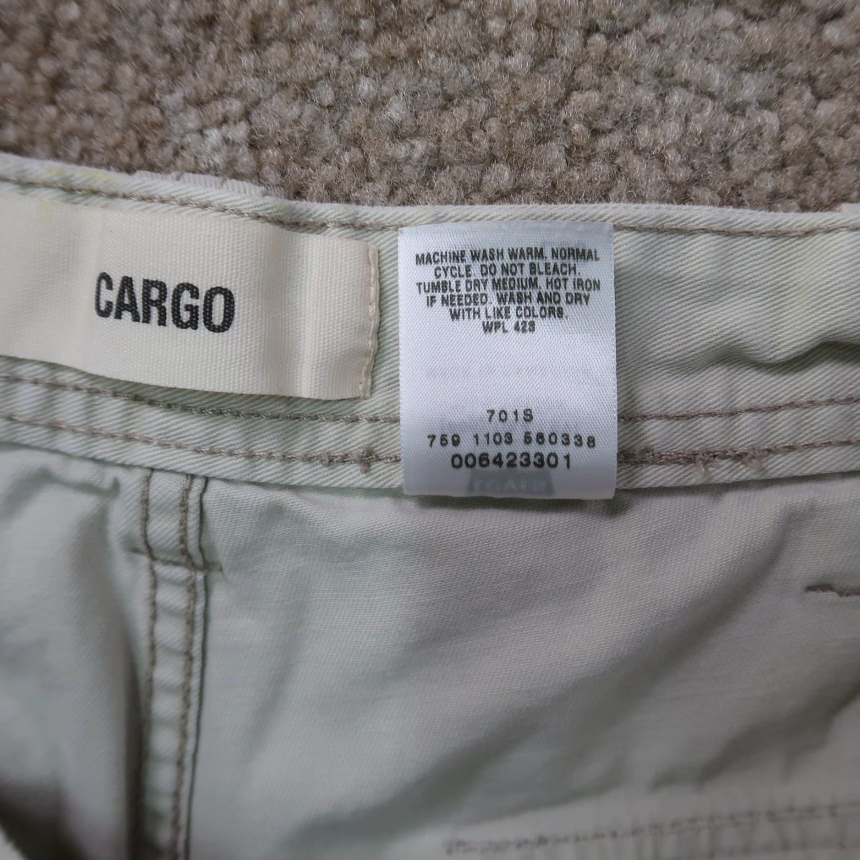 Levi's VINTAGE Levi's Cargo Pants Men 36x30 Beige Workwear Baggy Streetwear Y2K Size US 36 / EU 52 - 6 Thumbnail