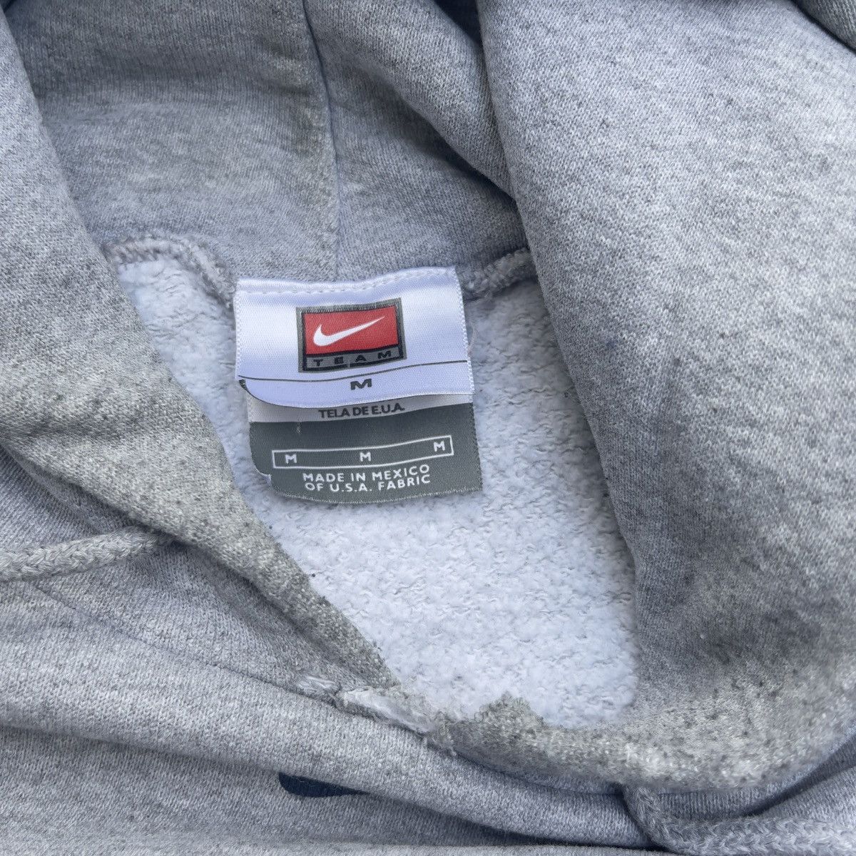 MLB × Nike × Vintage Vtg Y2K Thrashed NIKE Nationals CENTER SWOOSH Hoodie Size US M / EU 48-50 / 2 - 7 Thumbnail