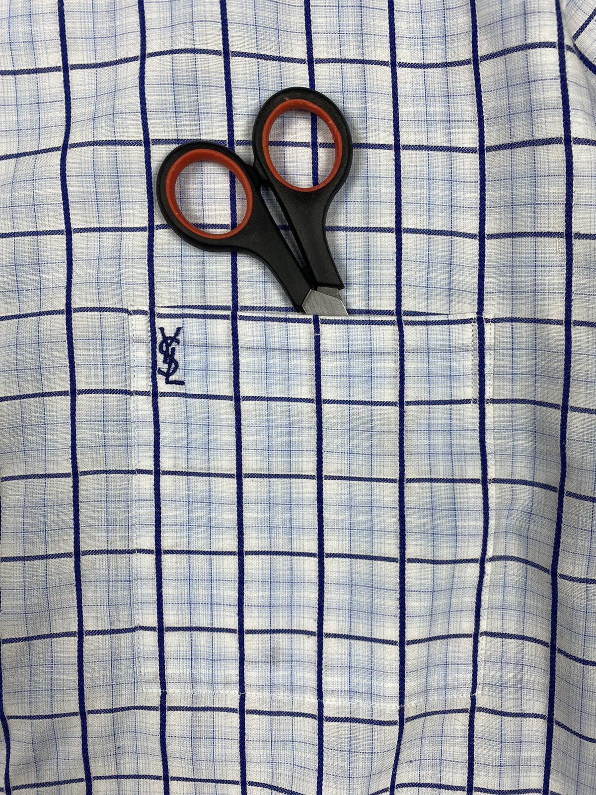 Yves Saint Laurent Vintage Yves Saint Laurent Button Up Shirt Size US L / EU 52-54 / 3 - 7 Thumbnail