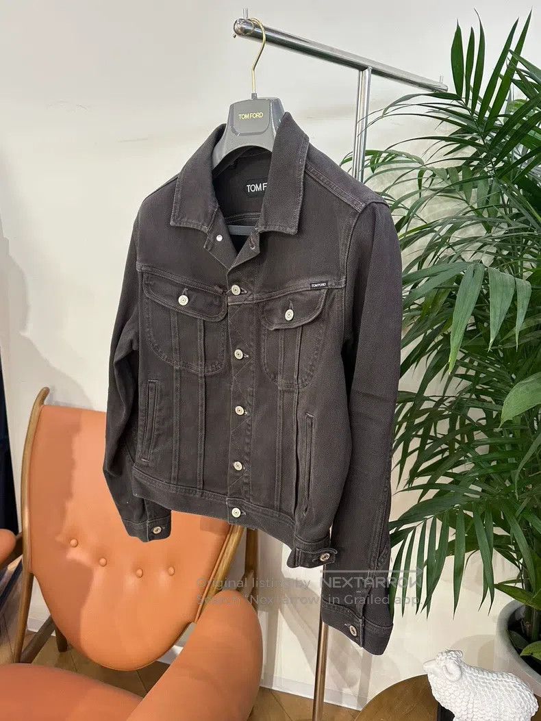 Tom Ford Tom Ford Men's Short Denim Jacket Size US M / EU 48-50 / 2 - 2 Thumbnail