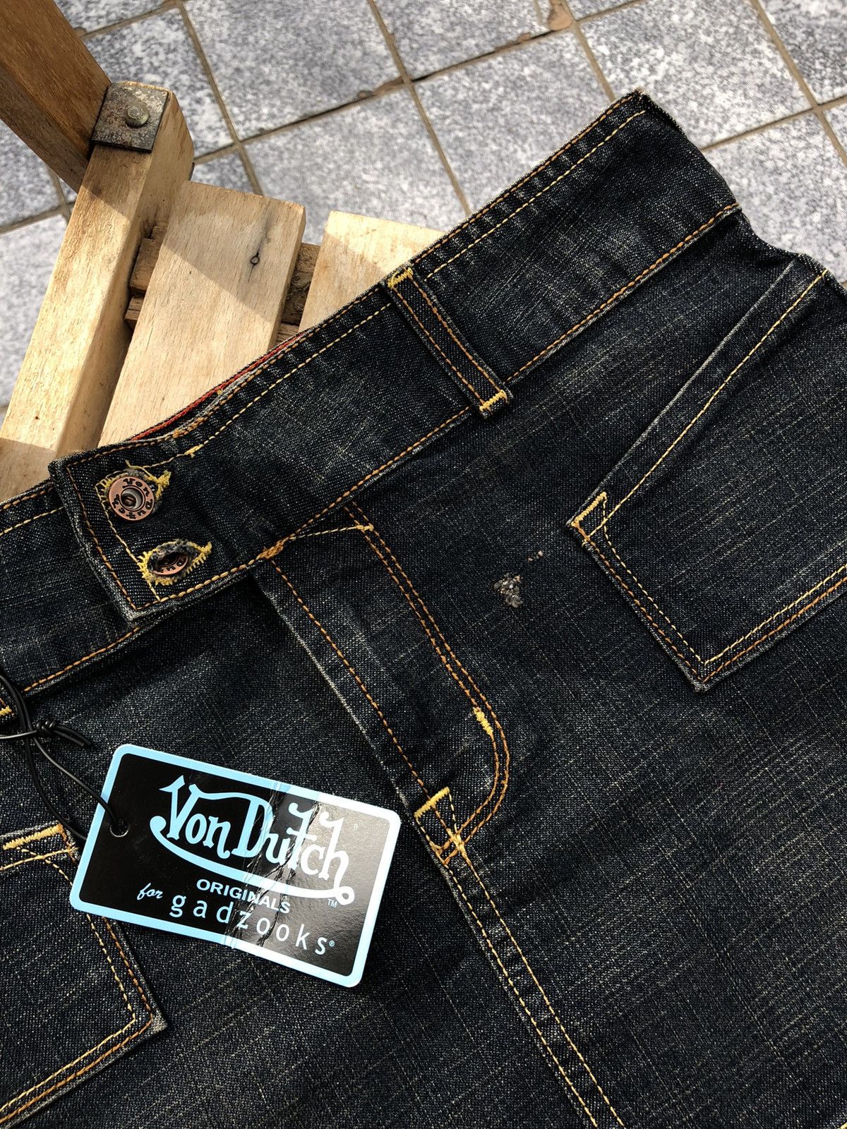 Vintage × Von Dutch Vintage Von Dutch mini skirt Y2K Size 27" / US 4 / IT 40 - 9 Thumbnail