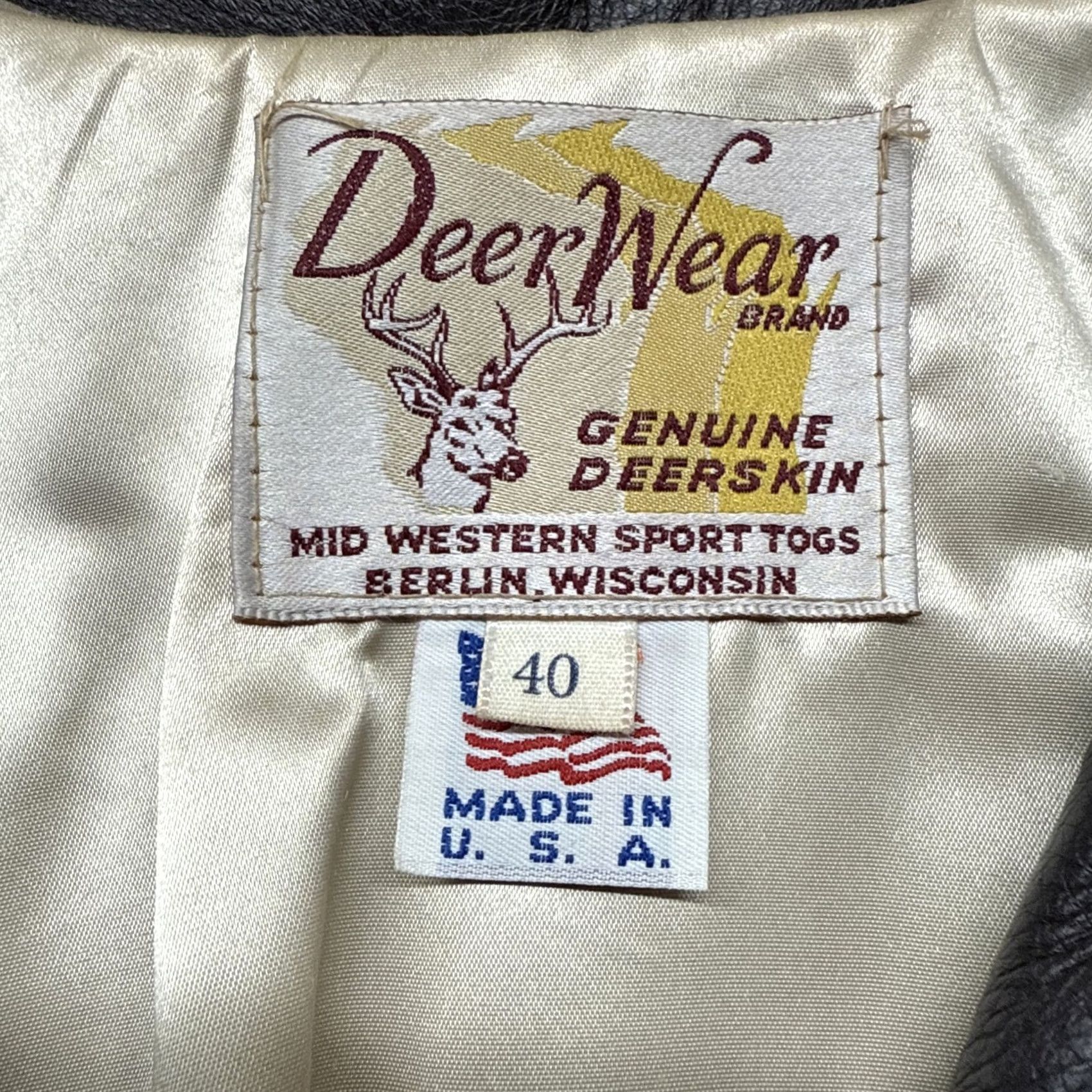 Vintage VINTAGE Deer Wear Genuine Deer Leather Jacket Women's L Brown Long Coat Size L / US 10 / IT 46 - 7 Thumbnail