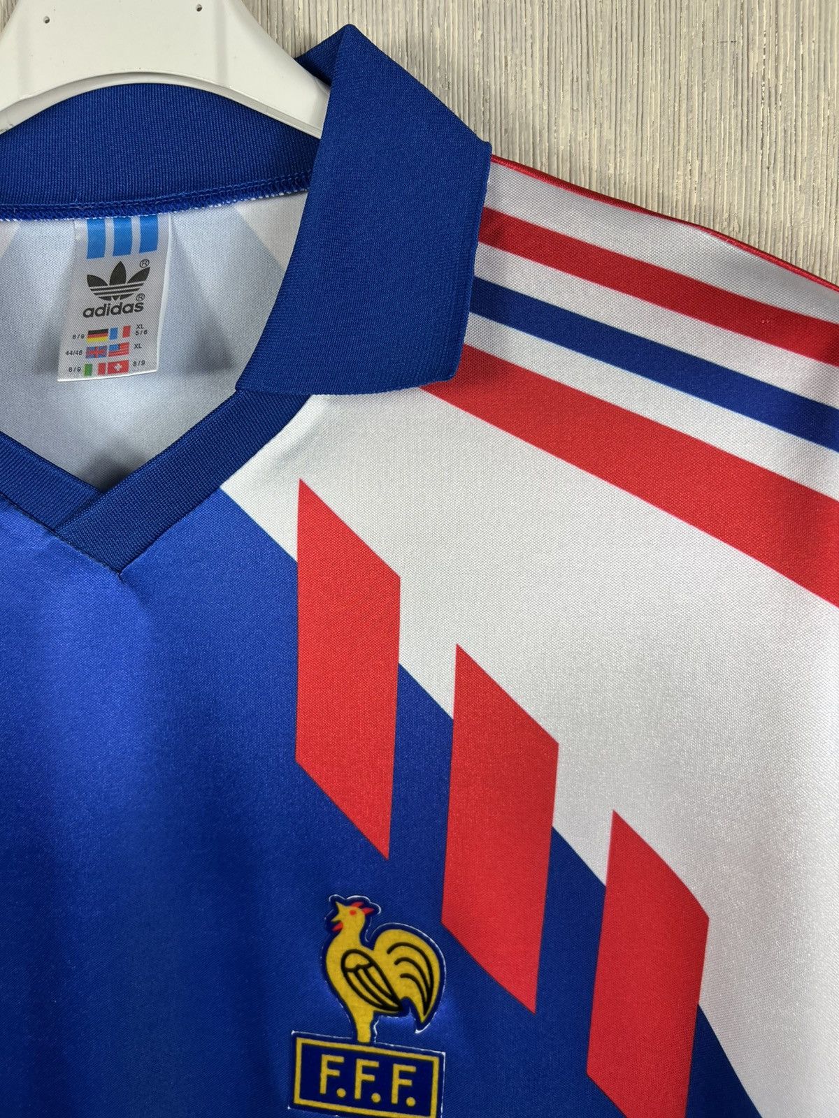 Adidas Vintage 90s Adidas France jersey long sleeve football tee Size US XL / EU 56 / 4 - 9 Thumbnail