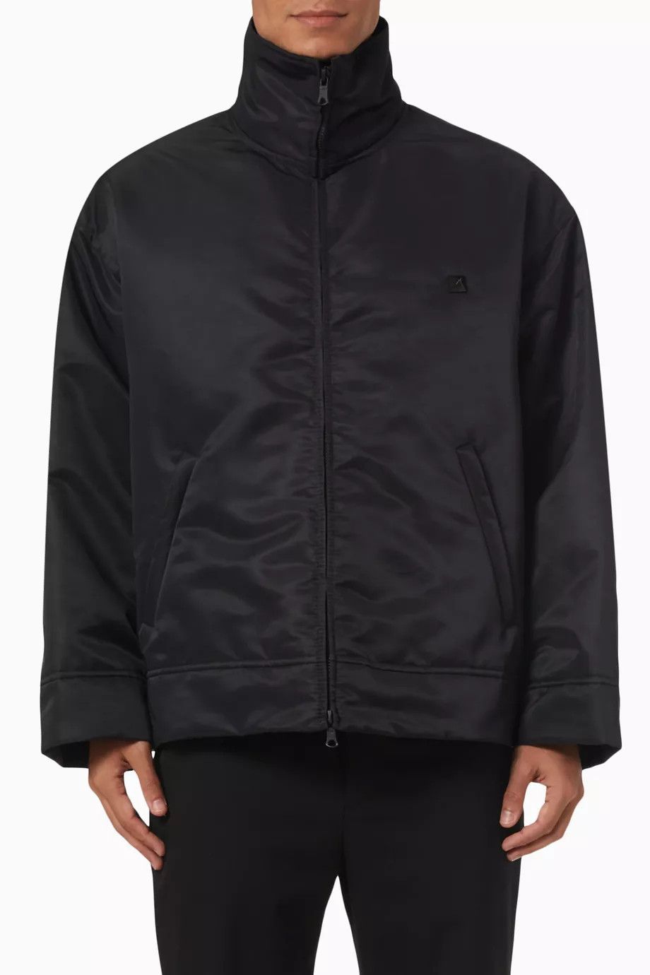 Valentino o1y0525 Turtleneck Jacket in Black Size US L / EU 52-54 / 3 - 1 Thumbnail