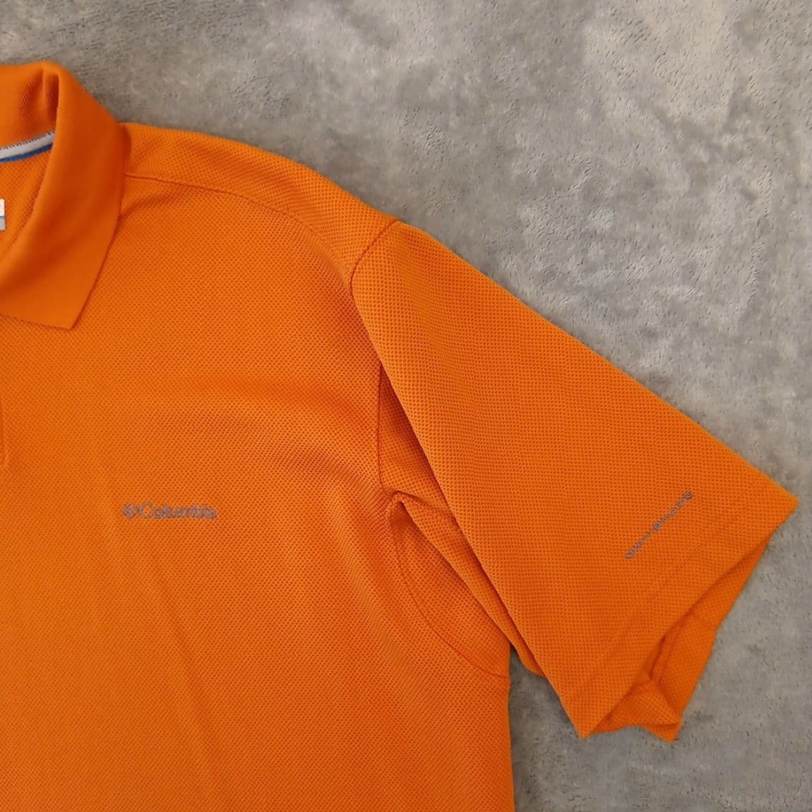 Vintage Columbia Polo Shirt Mens Large Orange Knit Short Sleeve Shirt Polo Logo Short Sleeve Orange Mens L Polo Size US L / EU 52-54 / 3 - 3 Thumbnail