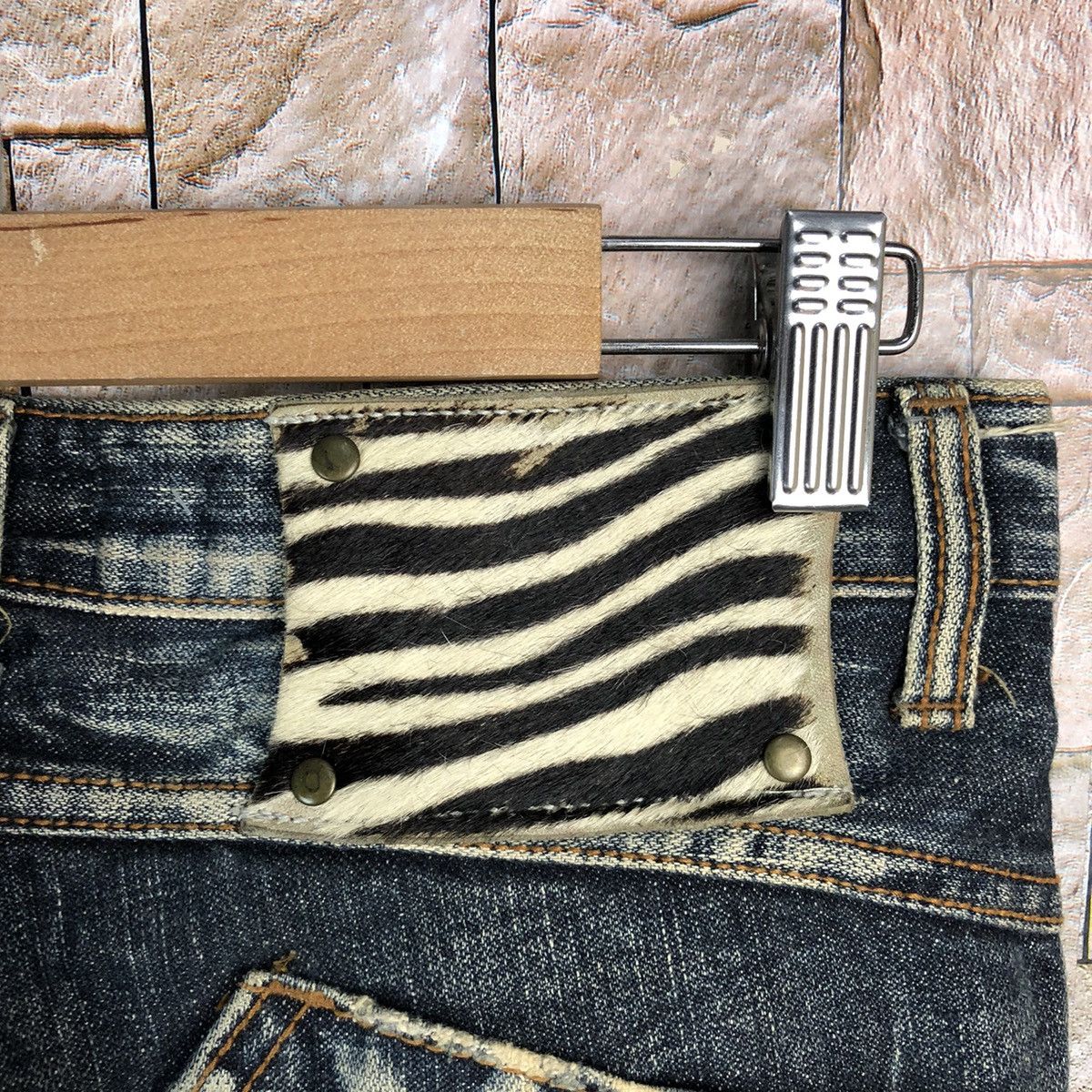 Japanese Brand Detail Blue Distressed Denim Pants #A132 Size 25" / US 0 / IT 36 - 21 Thumbnail