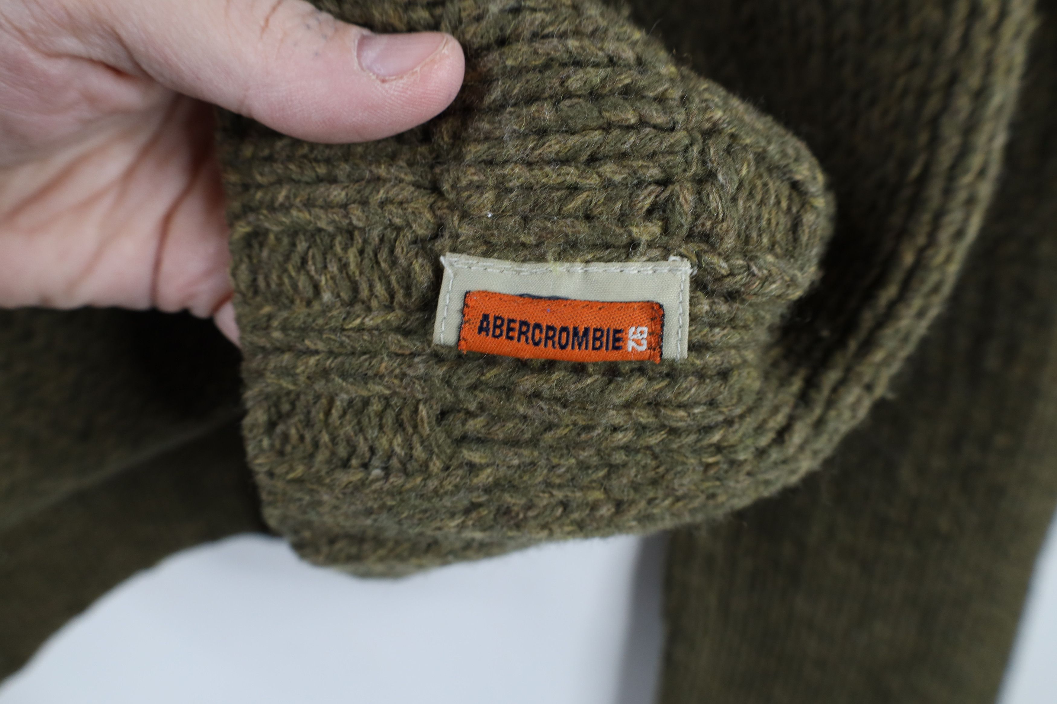 Abercrombie & Fitch × Vintage Vintage 90s Y2K Abercrombie & Fitch Knit Hoodie Babydoll Size M / US 6-8 / IT 42-44 - 4 Thumbnail