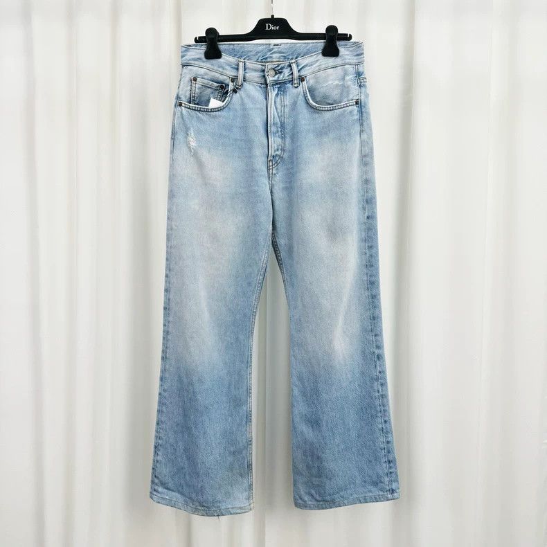 acne studios Ice-blue washed jeans