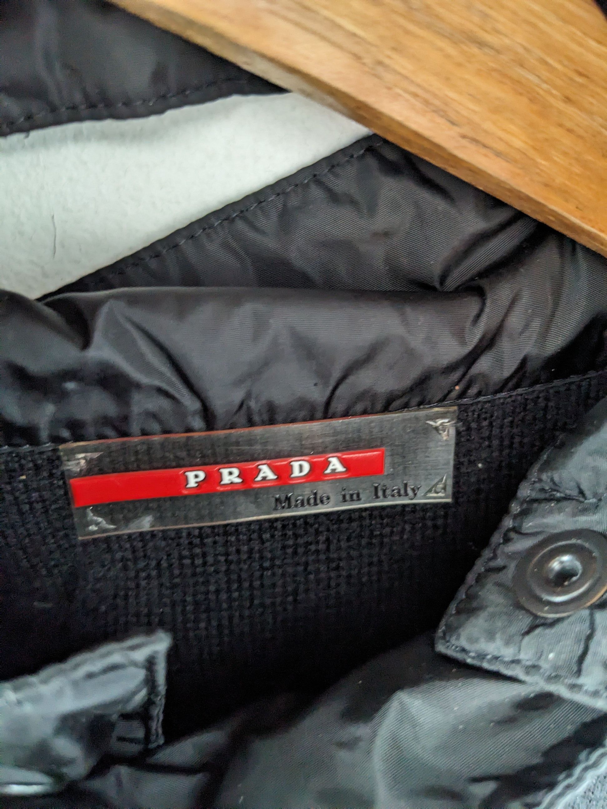 Prada Vintage Prada Hoodie Jacket Black Size M / US 6-8 / IT 42-44 - 13 Thumbnail