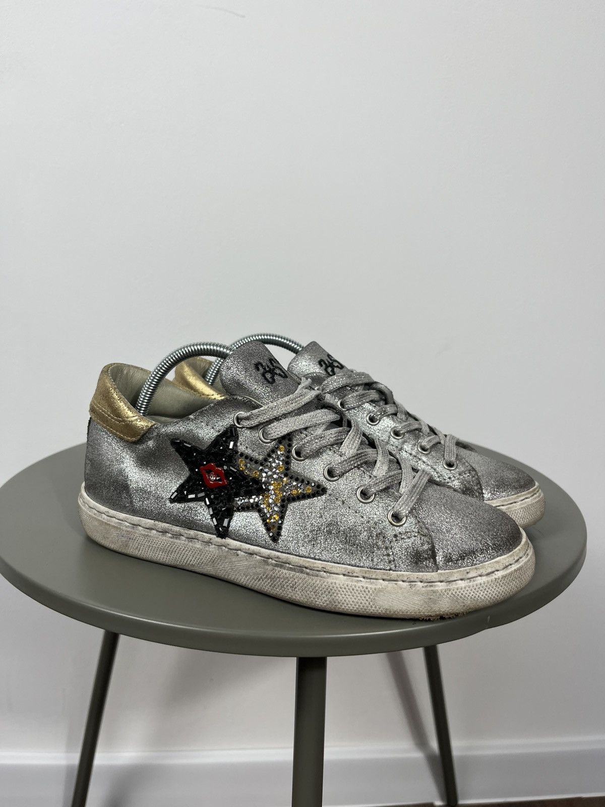 Golden Goose Golden Goose Glitter Star Sneakers Women’s EU 36 Size US 6 / IT 36 - 3 Thumbnail