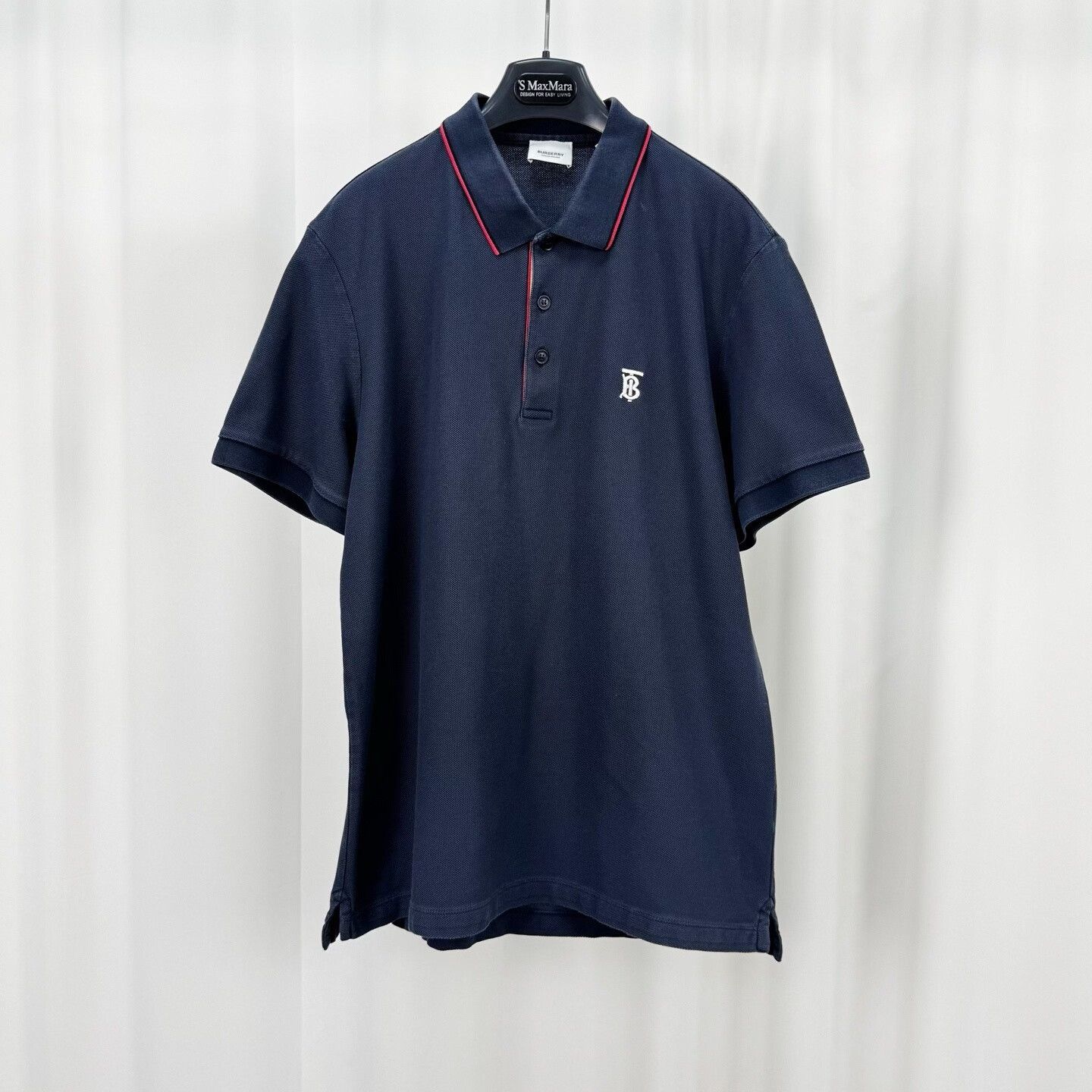 Burberry Burberry Embroidered Letter Check Polo Short-Sleeve Size US L / EU 52-54 / 3 - 1 Thumbnail