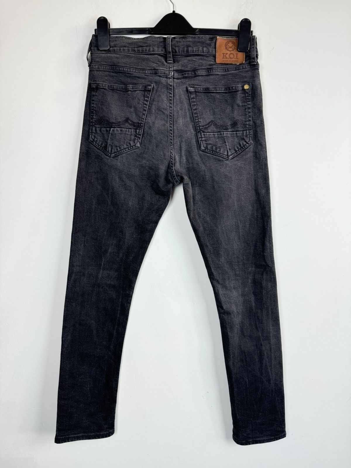 Kings Of Indigo × Vintage K.O.I. kings Of Indigo James Black Rinse Washed Jeans Size US 31 - 2 Thumbnail