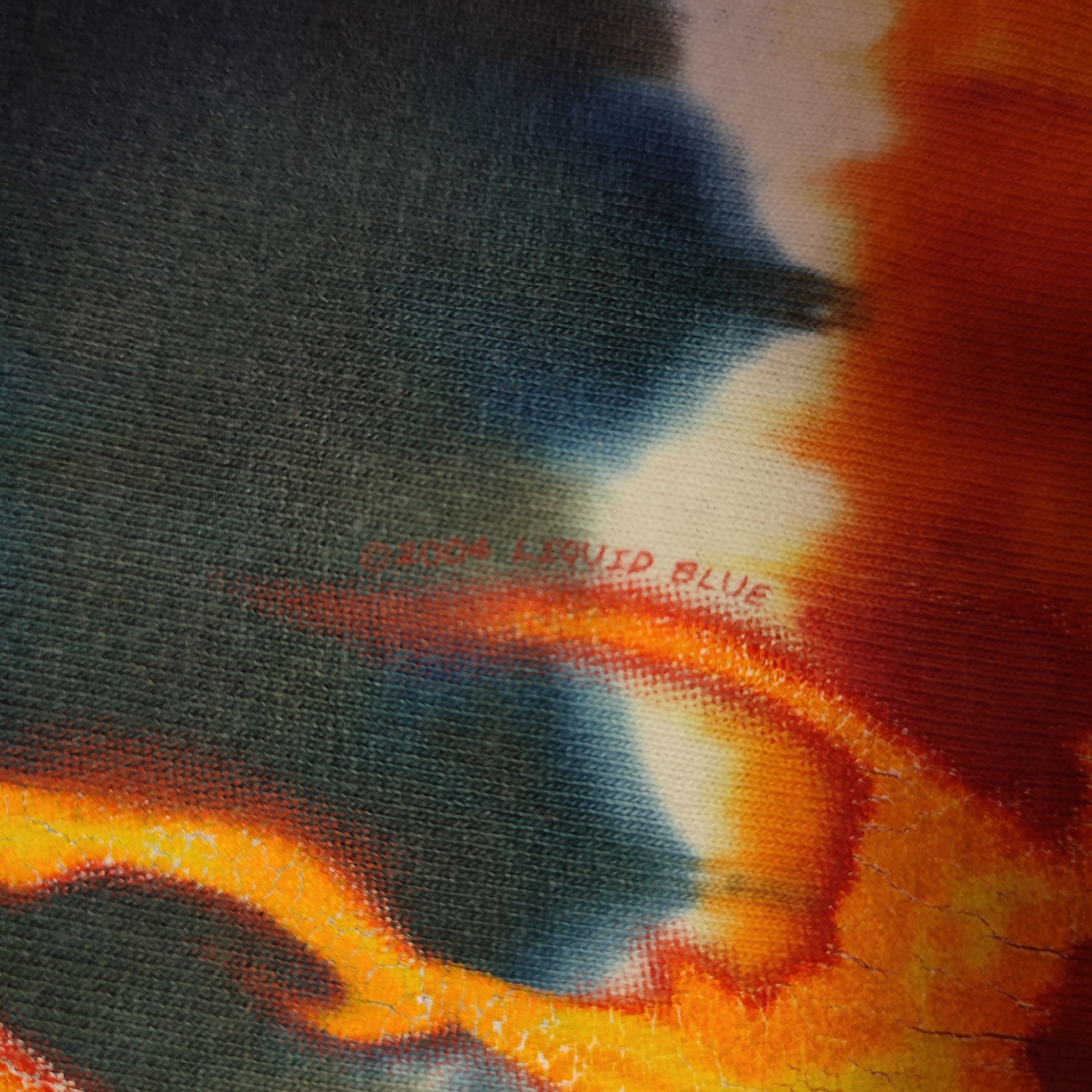 Liquid Blue Vintage Liquid Blue Cedar Point Tie Dye Dragon T-Shirt Size US L / EU 52-54 / 3 - 4 Thumbnail
