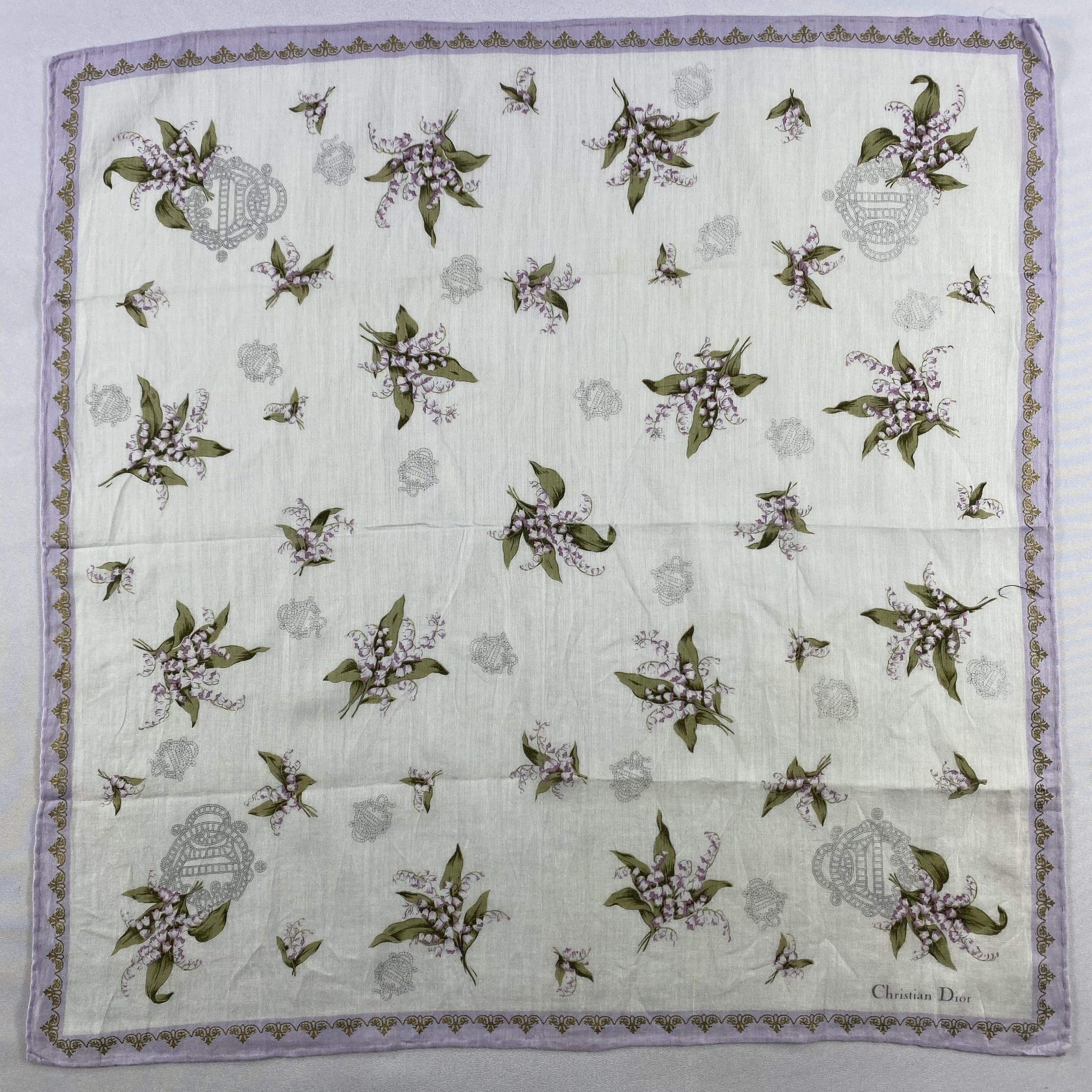 Vintage Christian Dior Monsieur Bandana/ Handkerchief / Neckerchief Size ONE SIZE - 1 Thumbnail