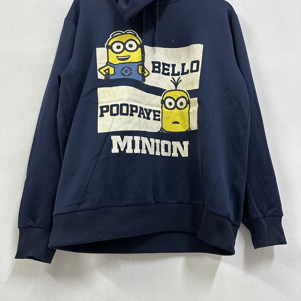 Vintage Despicable Me Minion Sweatshirt With Hoodie