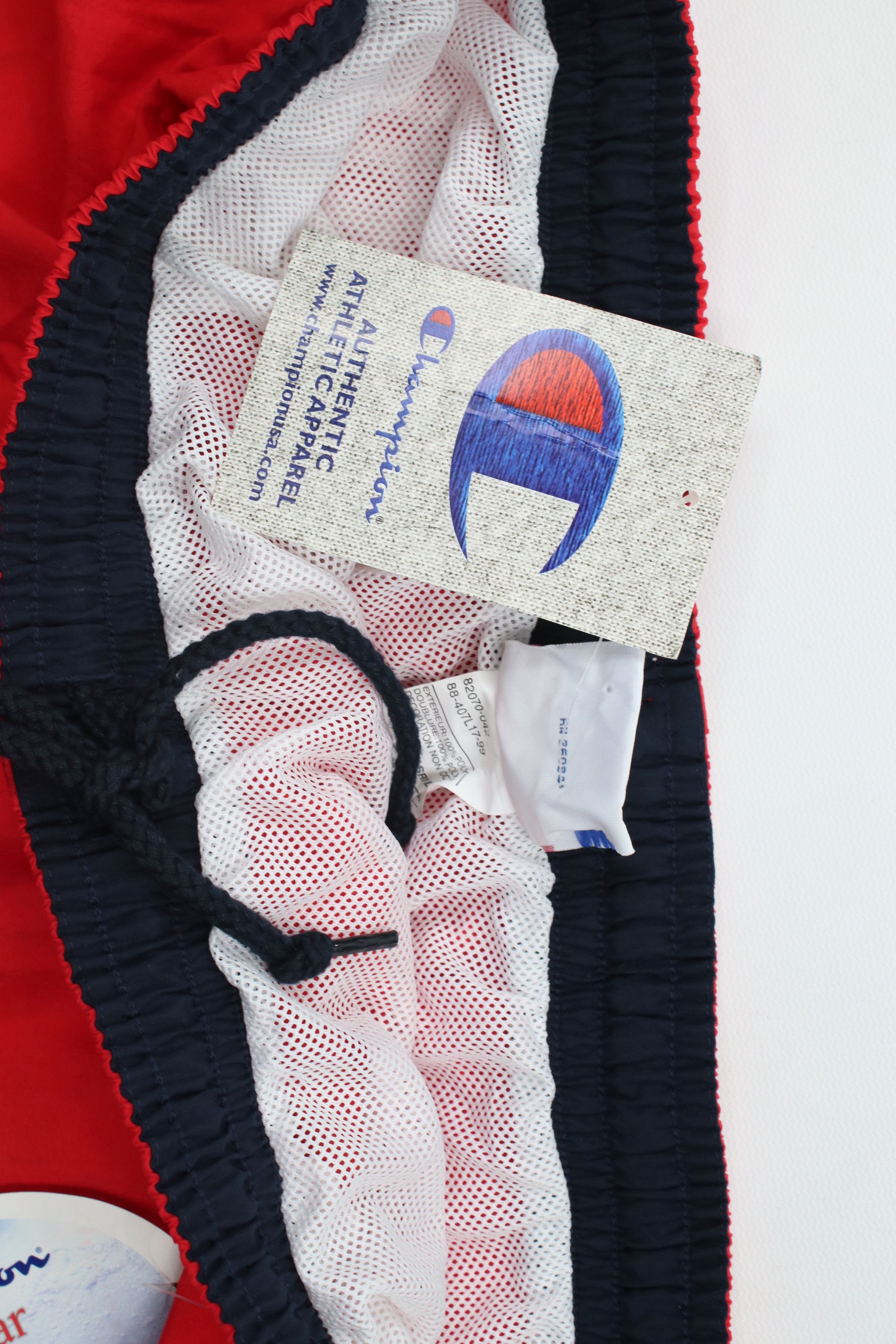 Champion × Vintage Deadstock Vintage Y2K 2002 Champion Lined Shorts Swim Trunks Size US 34 / EU 50 - 8 Thumbnail