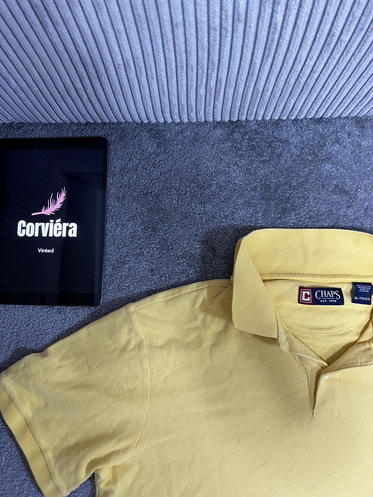 Chaps Ralph Lauren × Designer × Vintage Vintage Chaps Ralph Lauren Polo Shirt Size US XL / EU 56 / 4 - 2 Thumbnail