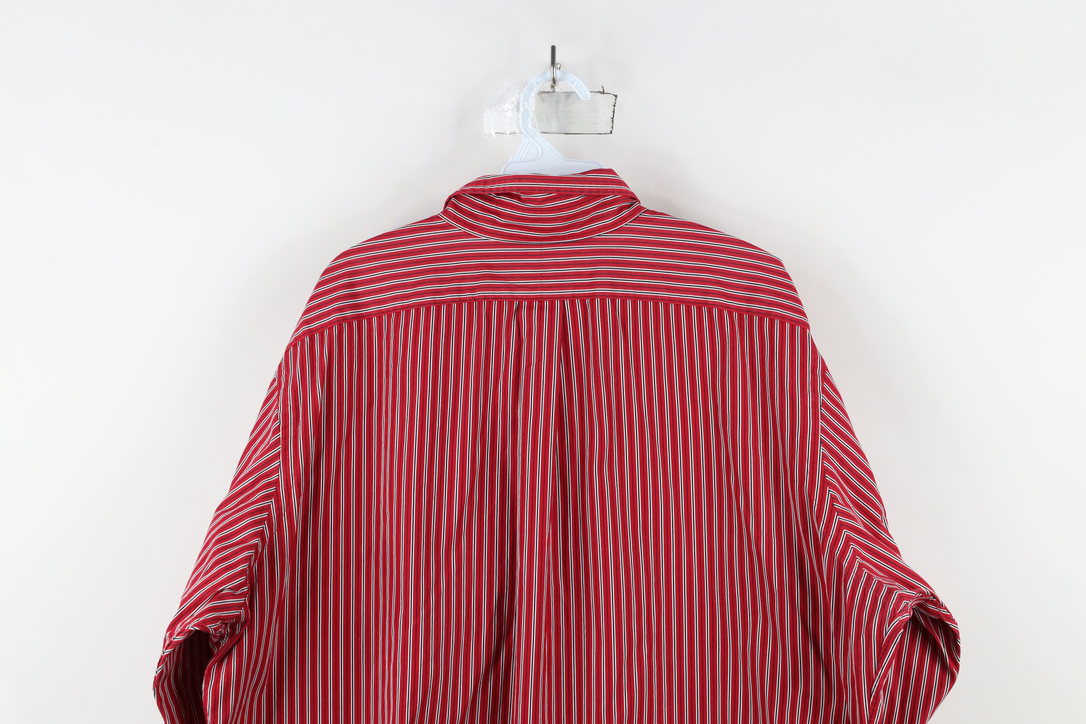 Ralph Lauren × Vintage Vintage 90s Ralph Lauren Striped Collared Button Down Shirt Size US XL / EU 56 / 4 - 9 Thumbnail