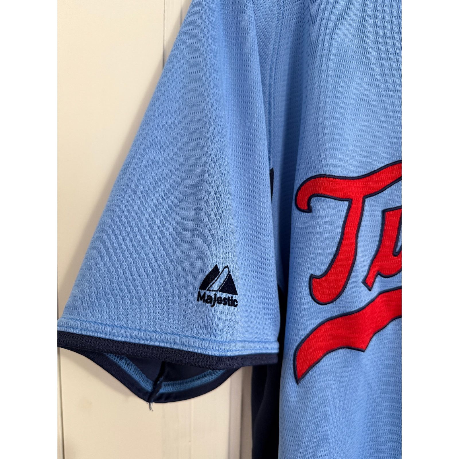 Majestic Minnesota Twins Powder Blue Cooperstown Collection Jersey Size US XL / EU 56 / 4 - 3 Thumbnail
