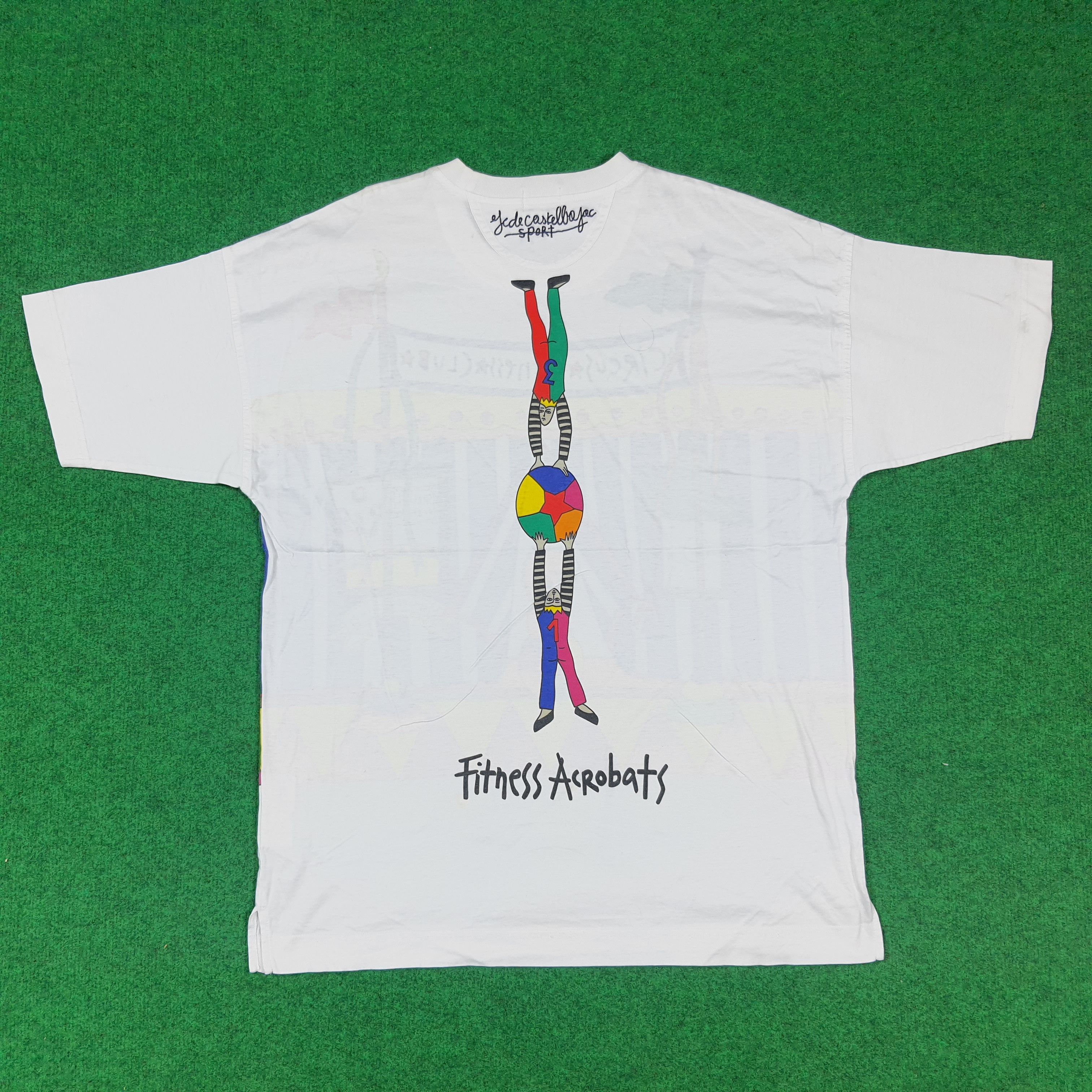 Jean Charles De Castelbajac Vintage 90s Castelbajac Sport Circus Tshirt C294N6 Size US L / EU 52-54 / 3 - 3 Thumbnail