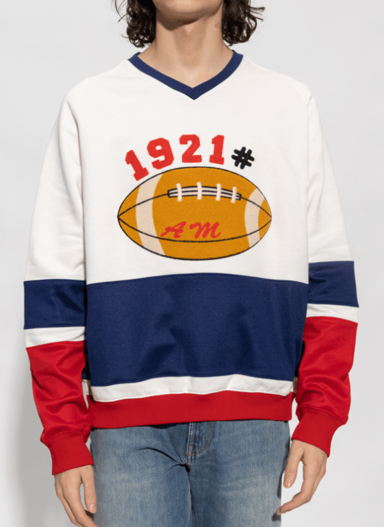 Gucci o1mt1gz0625 Cotton Jersey Sweatshirt in Multicolor Size US L / EU 52-54 / 3 - 2 Thumbnail