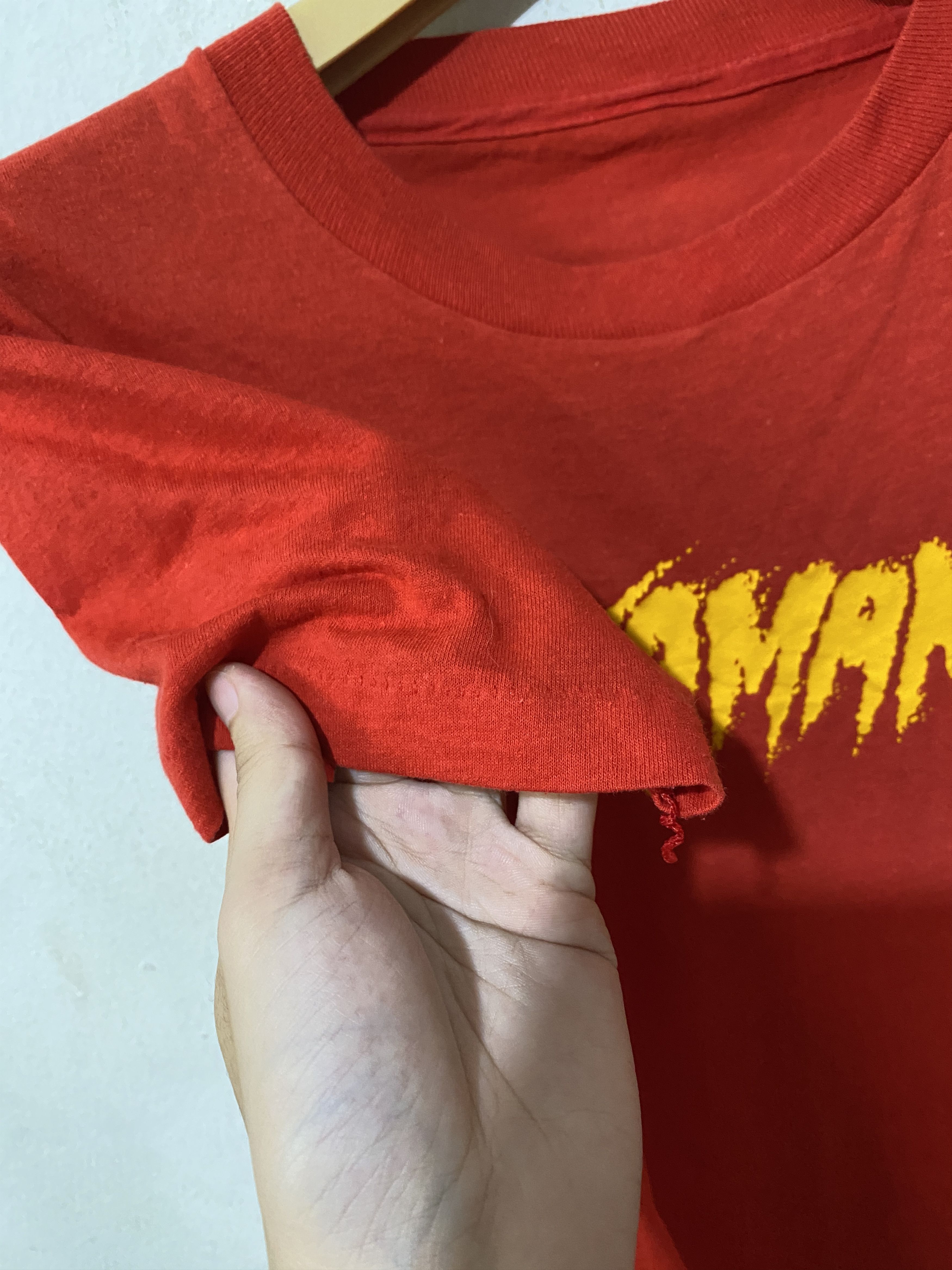 Vintage × WCW/nWo × WWF Vintage 80s Hulk Hogan Shirt Size US XS / EU 42 / 0 - 4 Thumbnail