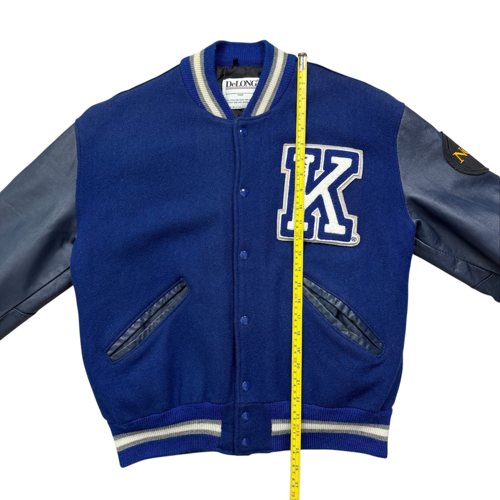 NCAA VTG 90s UNIVERSITY KENTUCKY WILDCATS DELONG VARSITY JACKET Size US M / EU 48-50 / 2 - 11 Thumbnail