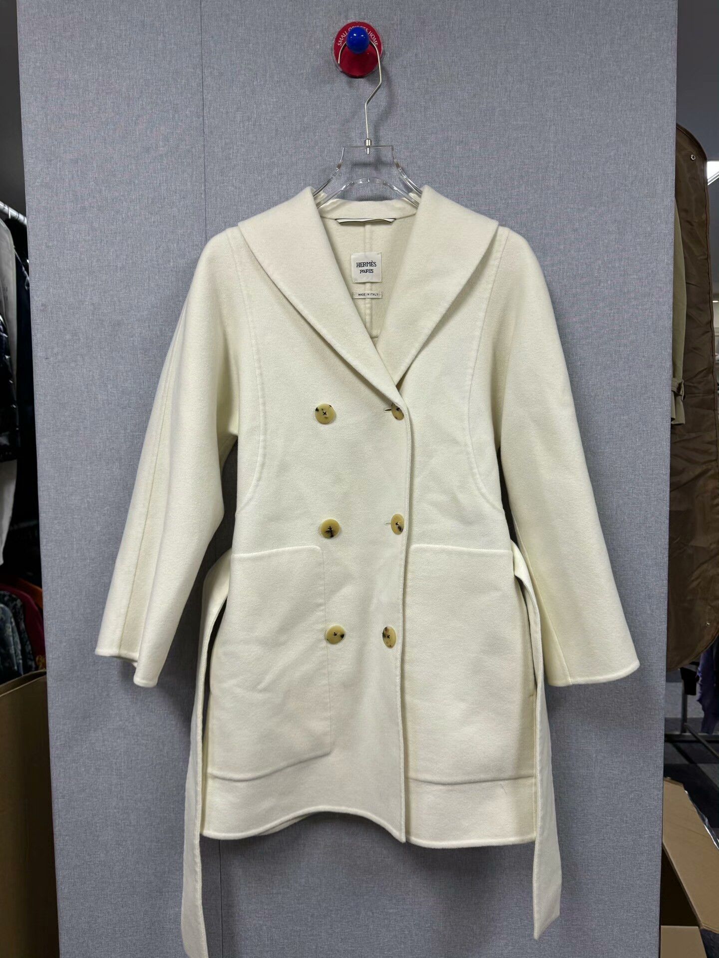 Hermes Hermes White Coat 36 Women Size S / US 4 / IT 40 - 1 Thumbnail