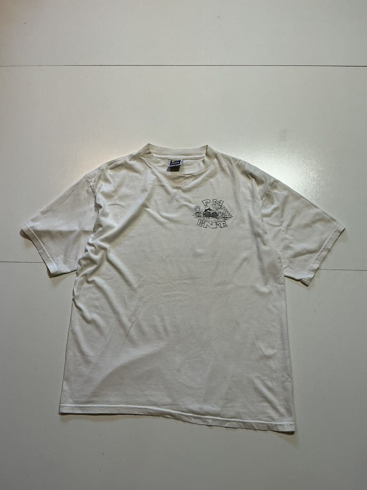 Vintage 1998 O.F.T.B. Operation From The Bottom Flat Broke T-Shirt Size US L / EU 52-54 / 3 - 2 Thumbnail