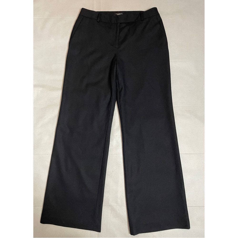 Talbots Talbots Heritage Wool Black Straight Leg Pants Size 10 Size 32" / US 10 / IT 46 - 2 Thumbnail
