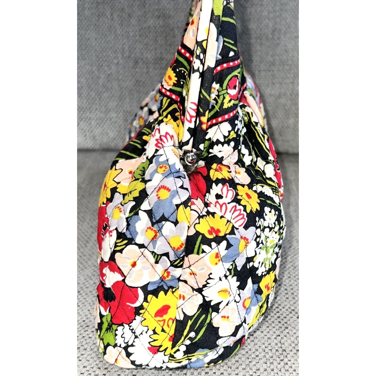 Vera Bradley Vera Bradley Quilted Alice Poppy Field Floral Handbag Purse Size ONE SIZE - 2 Thumbnail