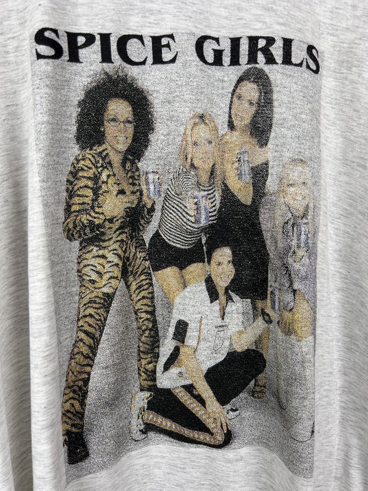 Band Tees 90s Vintage Spice Girls 1997 Pepsi Promo Boot T-Shirt Gray Size US L / EU 52-54 / 3 - 2 Thumbnail
