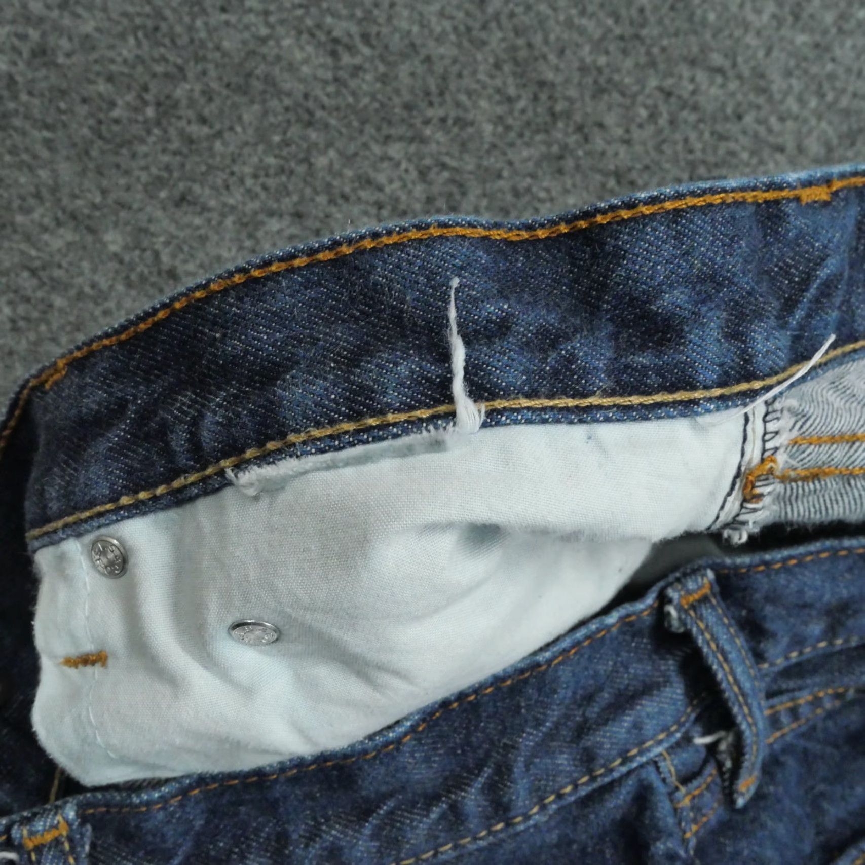 Levi's Levis 505 Jeans Mens 36x30 Blue Denim Pants Straight Leg Regular Fit Size US 36 / EU 52 - 4 Thumbnail