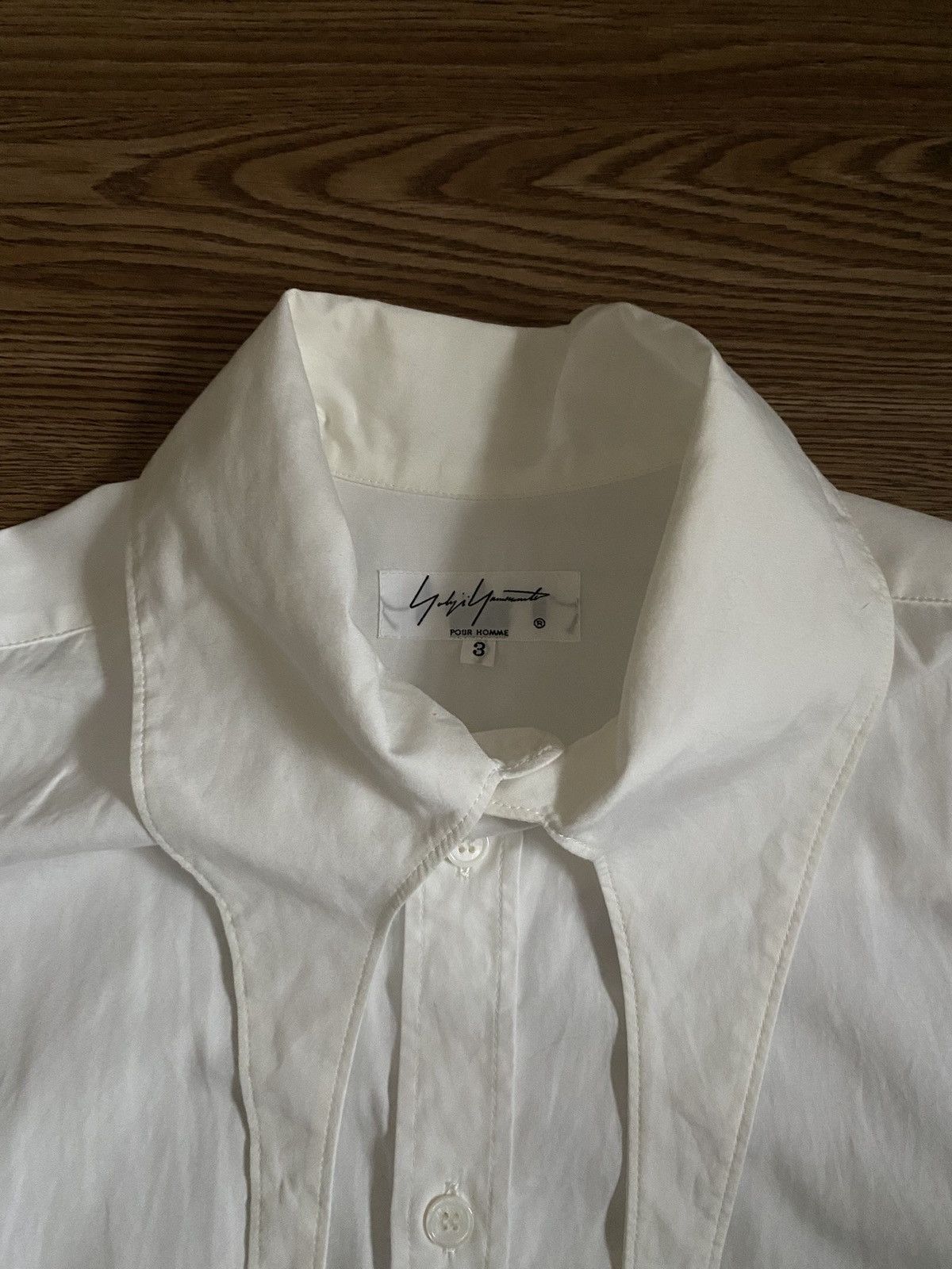 Yohji Yamamoto Yohji Yamamoto Pour Homme Vampire Collar Shirt AW17 Look13 Size US M / EU 48-50 / 2 - 3 Thumbnail